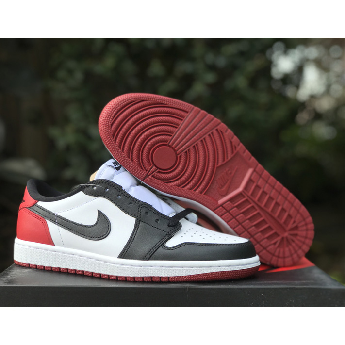 Air Jordan 1 Low “Black Toe” Sneaker      555088-125 - EUR FASHION