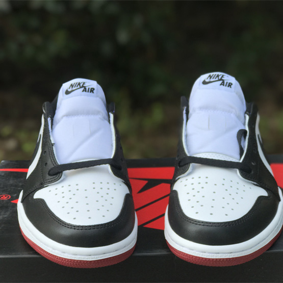 Air Jordan 1 Low “Black Toe” Sneaker      555088-125 - EUR FASHION