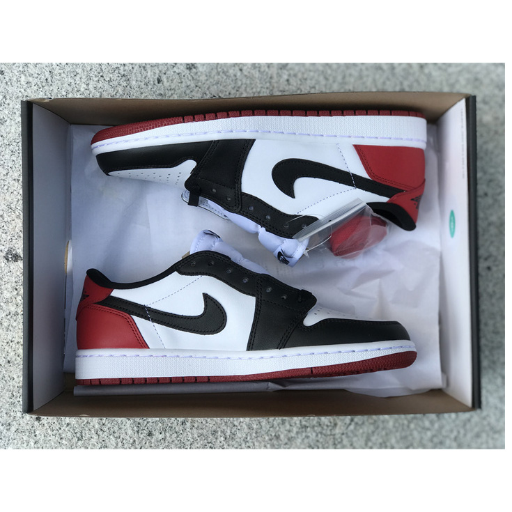 Air Jordan 1 Low “Black Toe” Sneaker      555088-125 - EUR FASHION