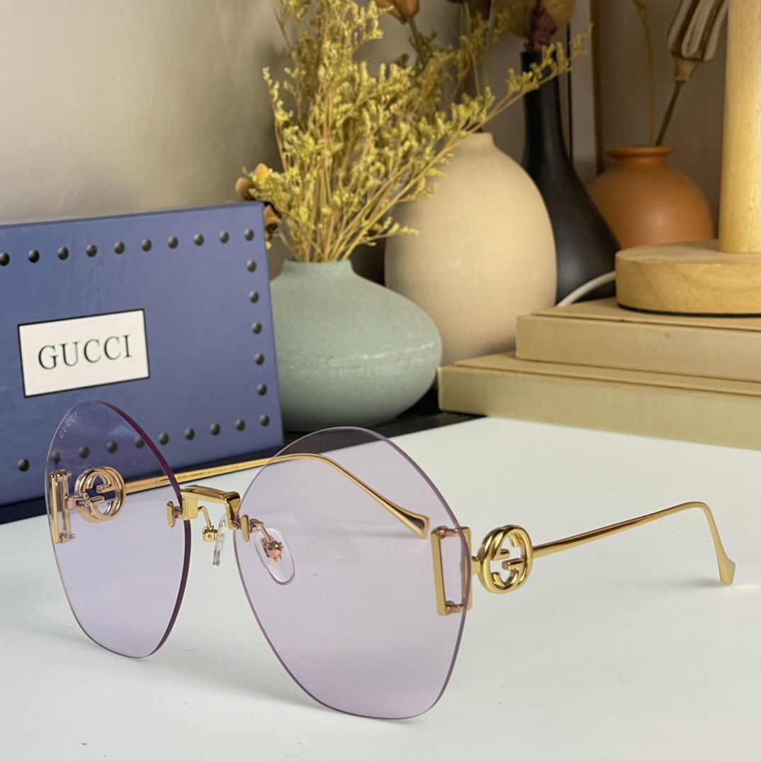 Gucci Geometric-Frame Sunglasses    GG1203S - EUR FASHION