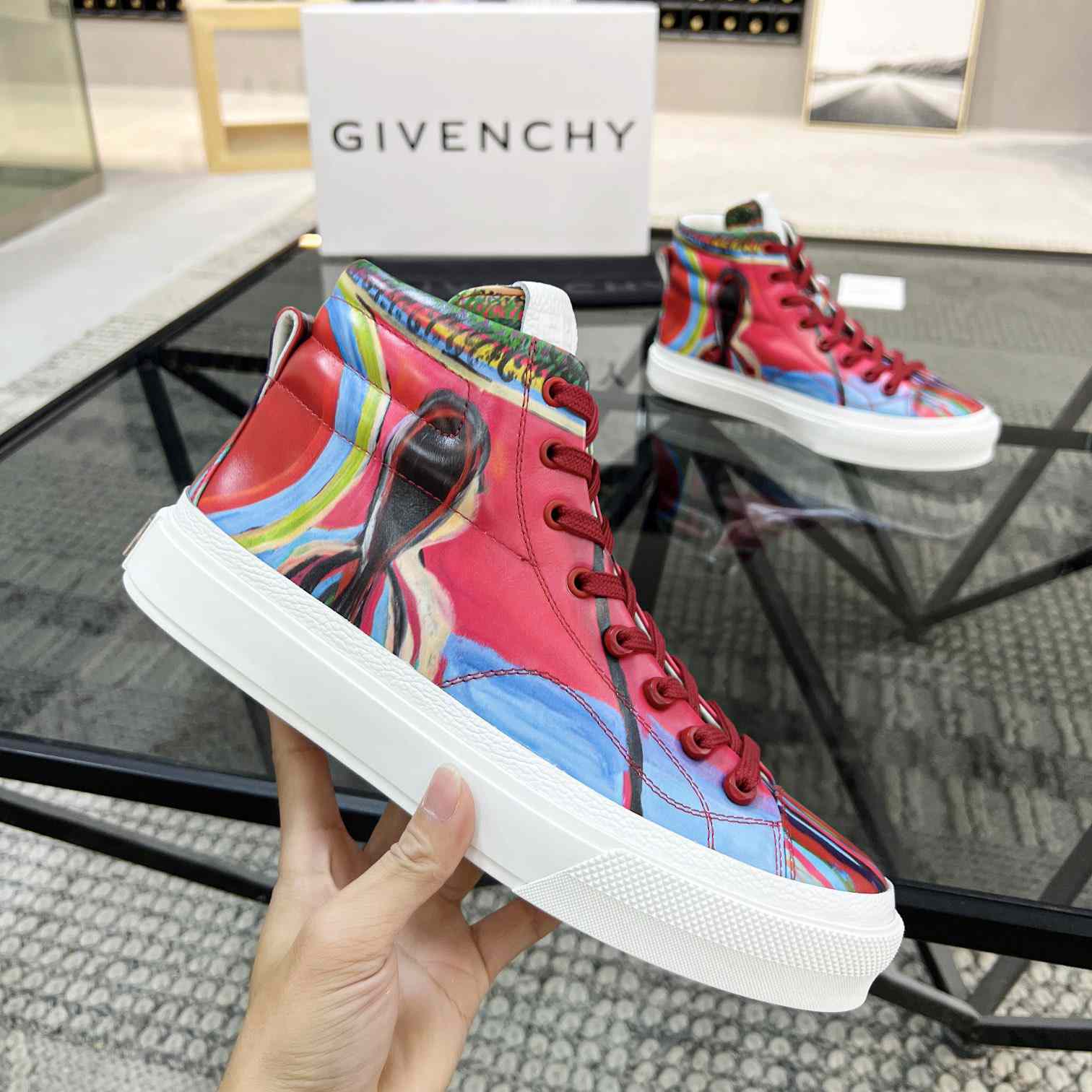 Givenchy City High Top Sneaker - EUR FASHION