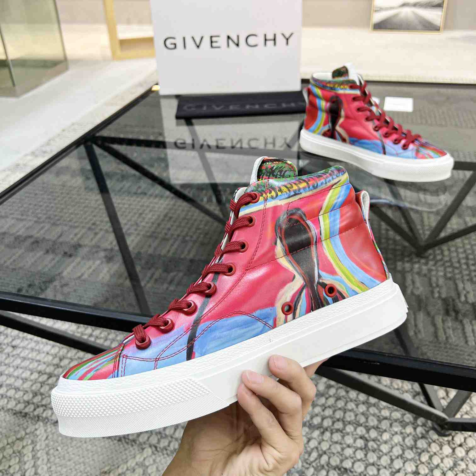 Givenchy City High Top Sneaker - EUR FASHION