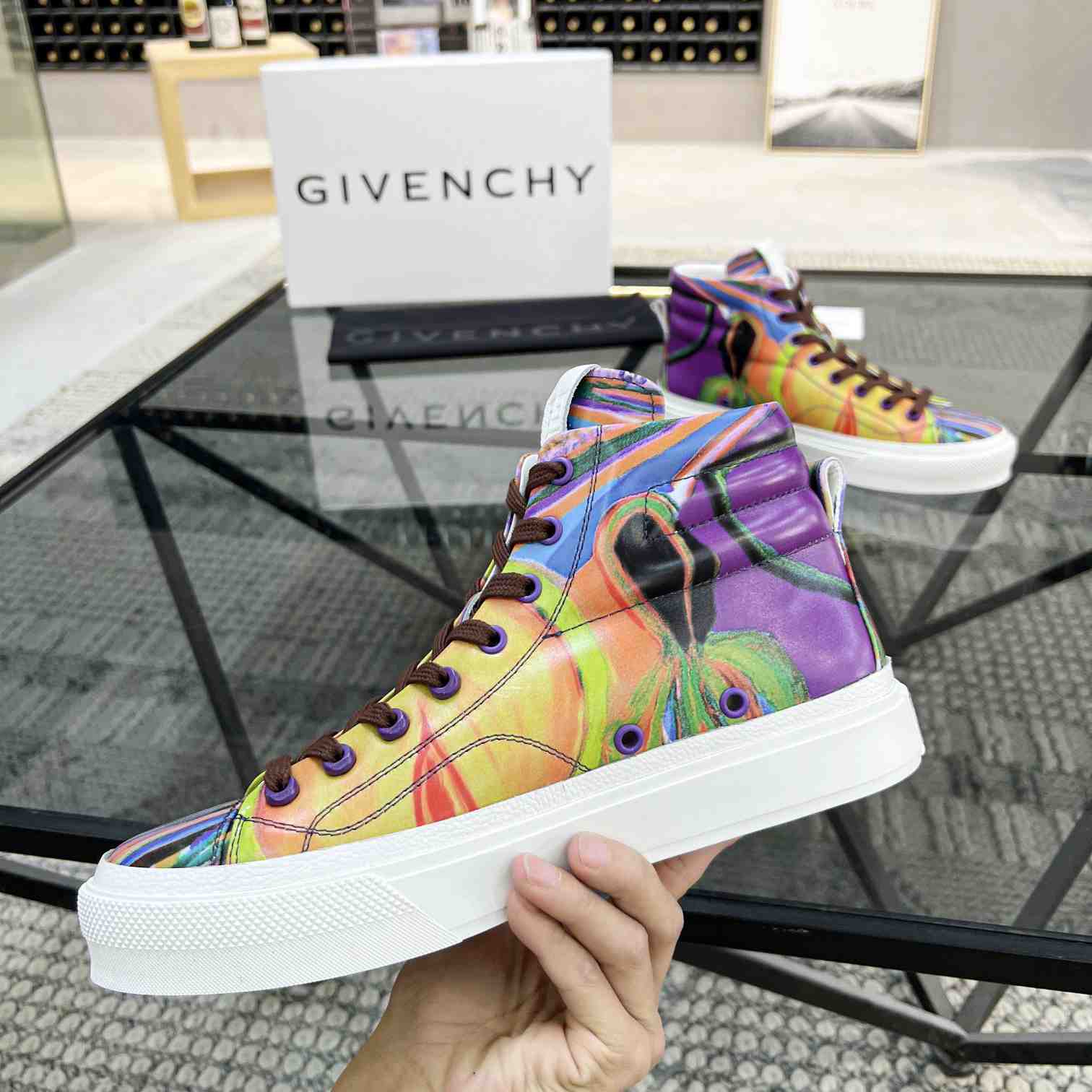 Givenchy City High Top Sneaker - EUR FASHION