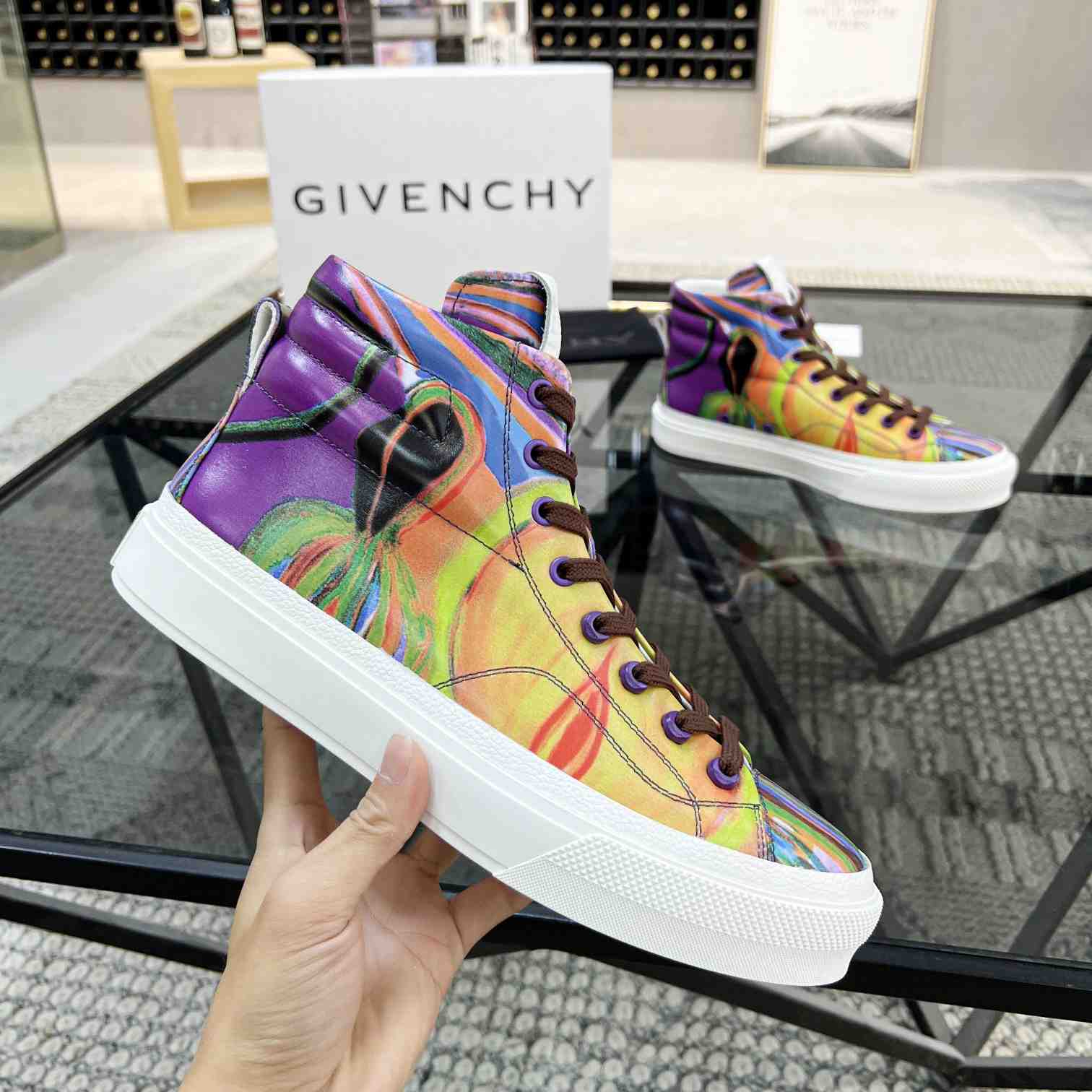 Givenchy City High Top Sneaker - EUR FASHION