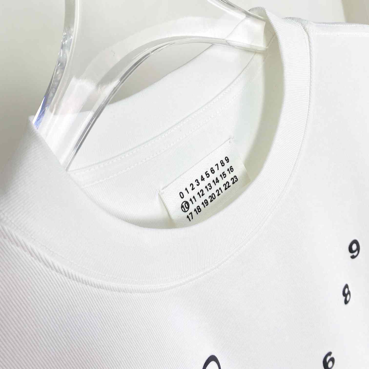 Maison Margiela Numbers Logo T-Shirt - EUR FASHION