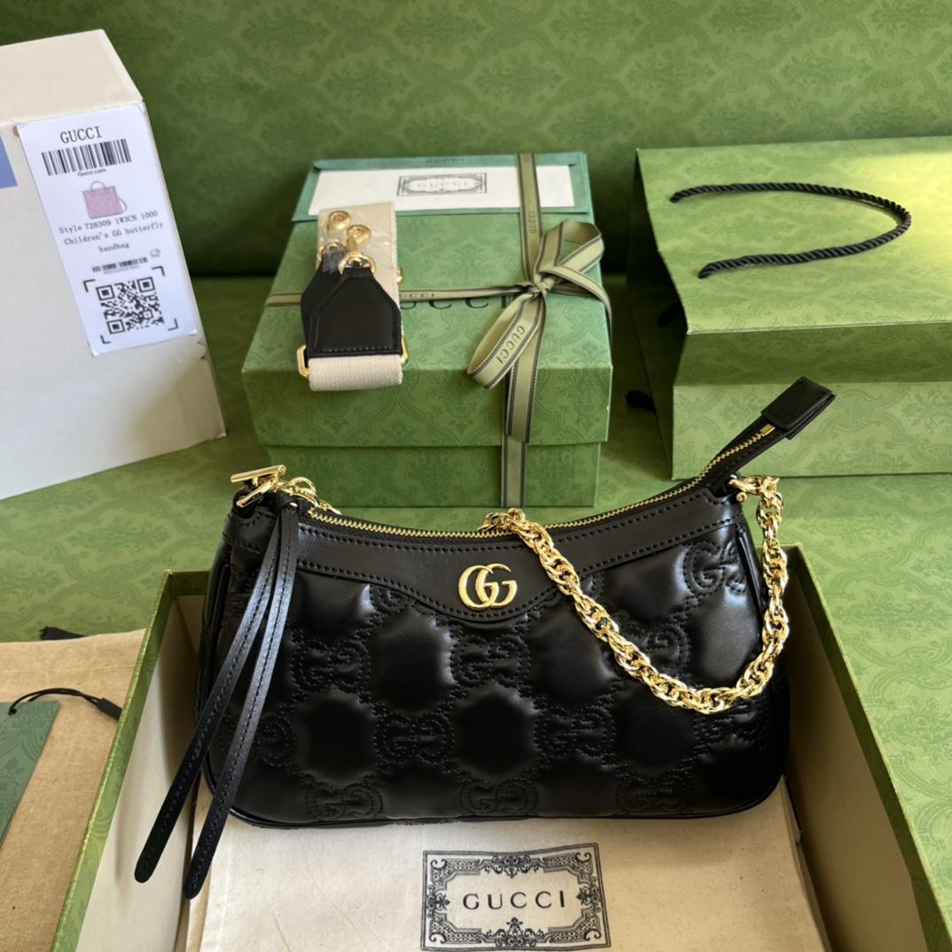 Gucci GG Matelassé Handbag(25-15-8cm) - EUR FASHION