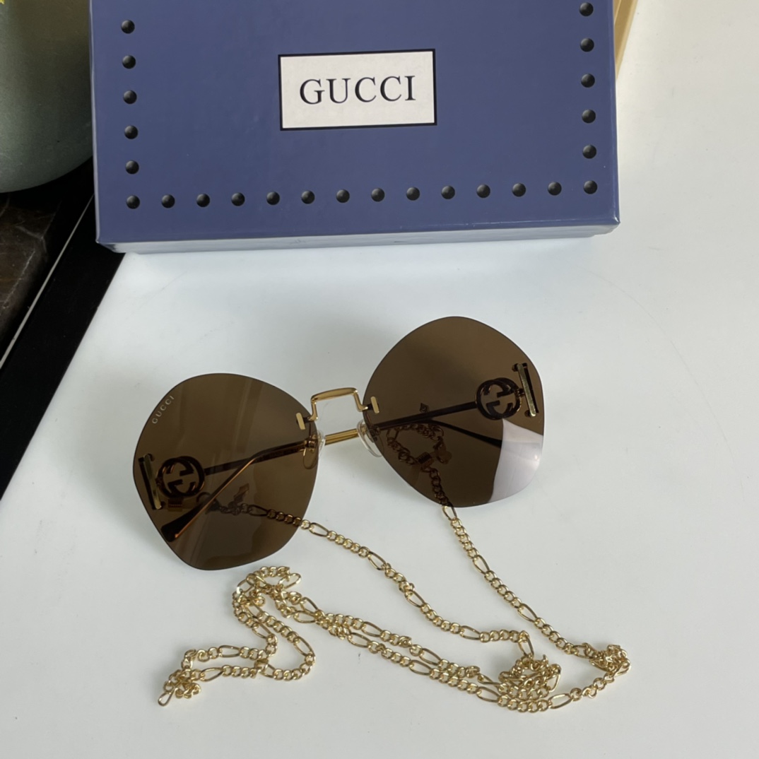 Gucci Geometric-Frame Sunglasses    GG1203S - EUR FASHION