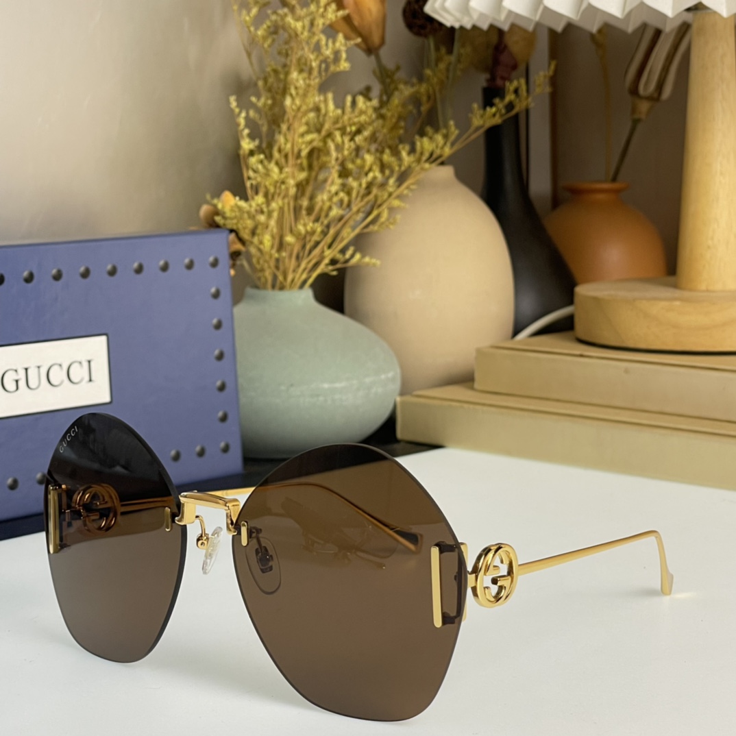 Gucci Geometric-Frame Sunglasses    GG1203S - EUR FASHION