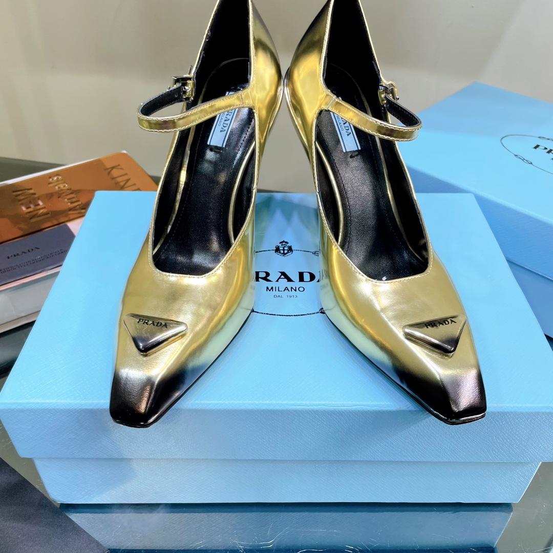 Prada Brushed Leather Pumps - EUR FASHION