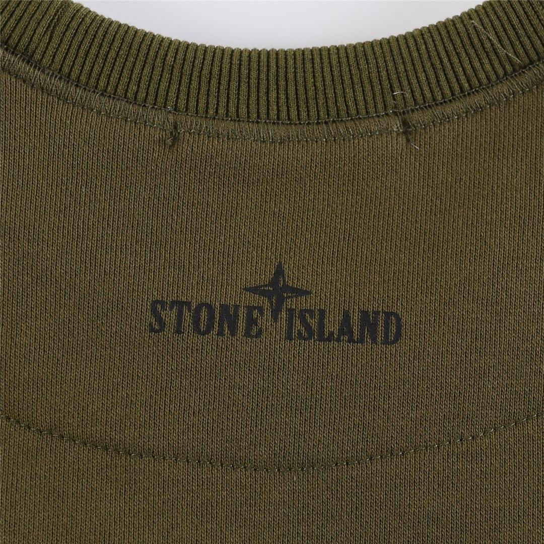 Stone Island Crew Neck Sweatshirt - EUR FASHION