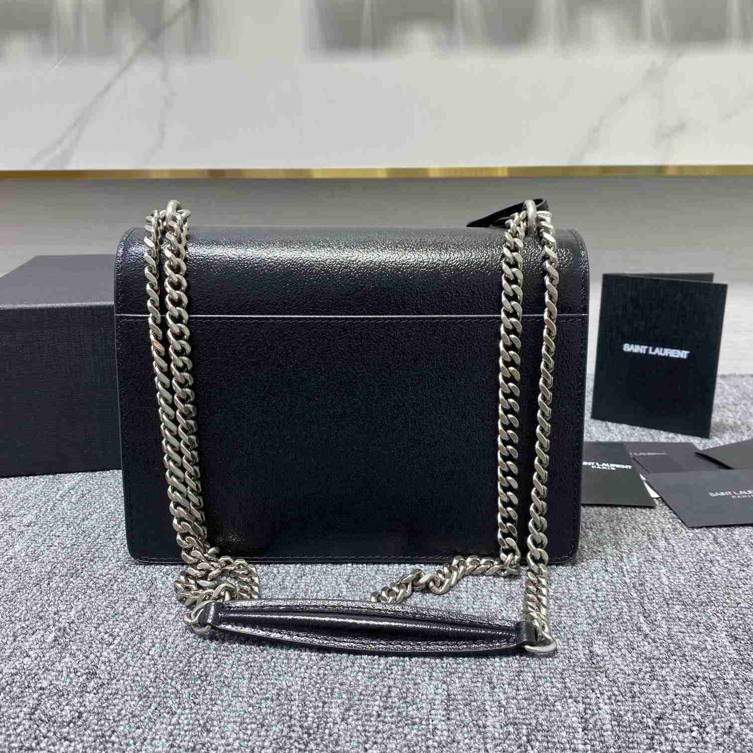 Saint Laurent Sunset Medium Chain Bag In Smooth Leather  - EUR FASHION