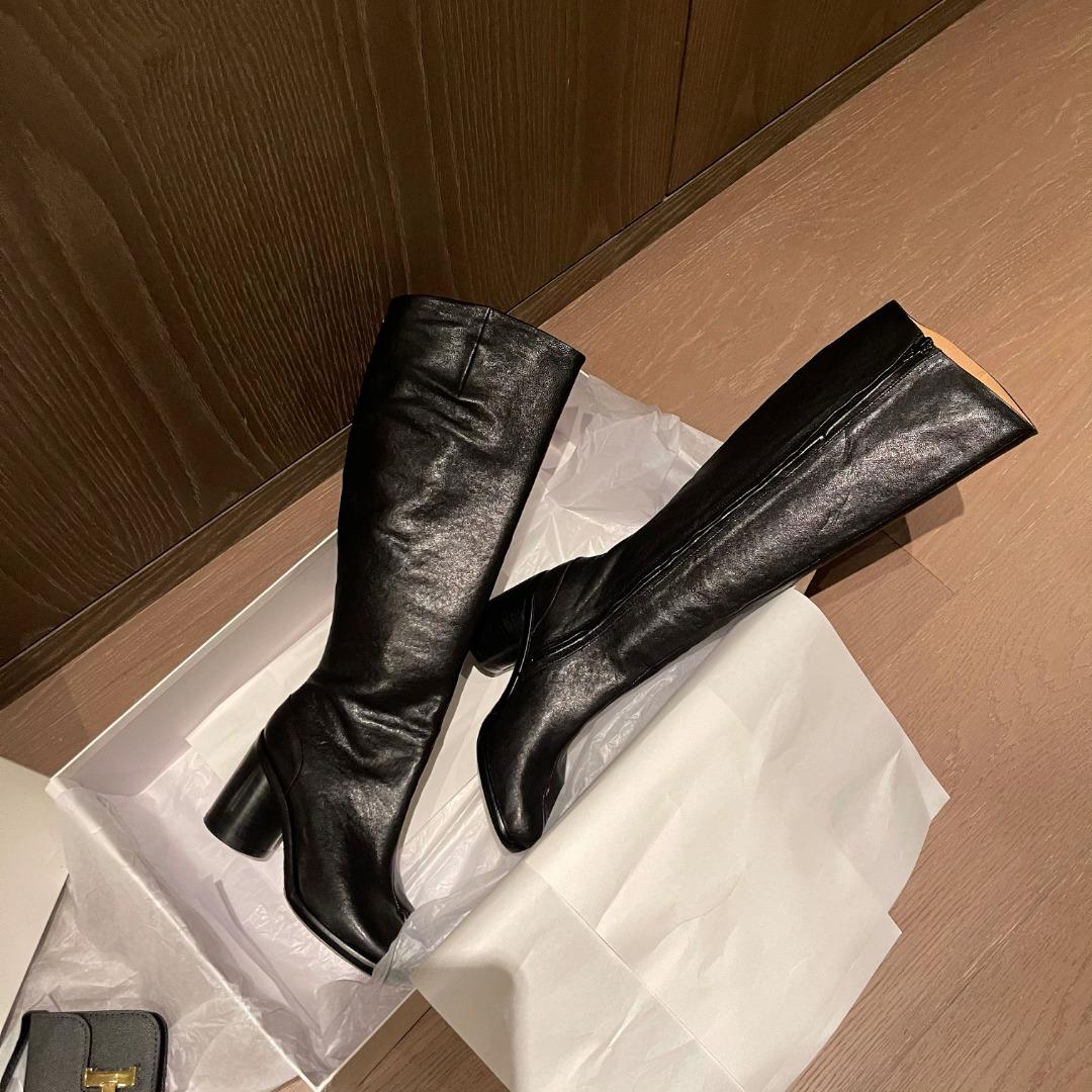 Maison Margiela Tabi 80mm Knee-High Boots - EUR FASHION