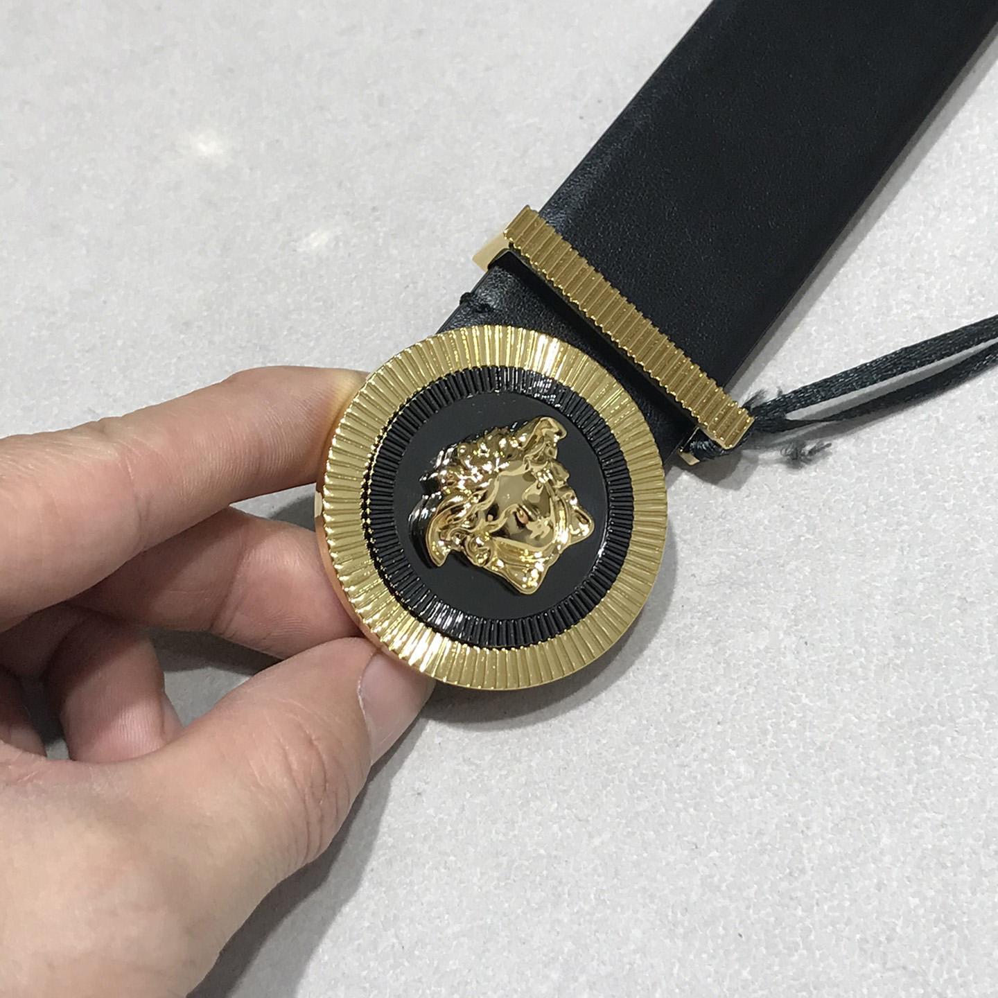 Versace Medusa Leathre Belt    38mm - EUR FASHION