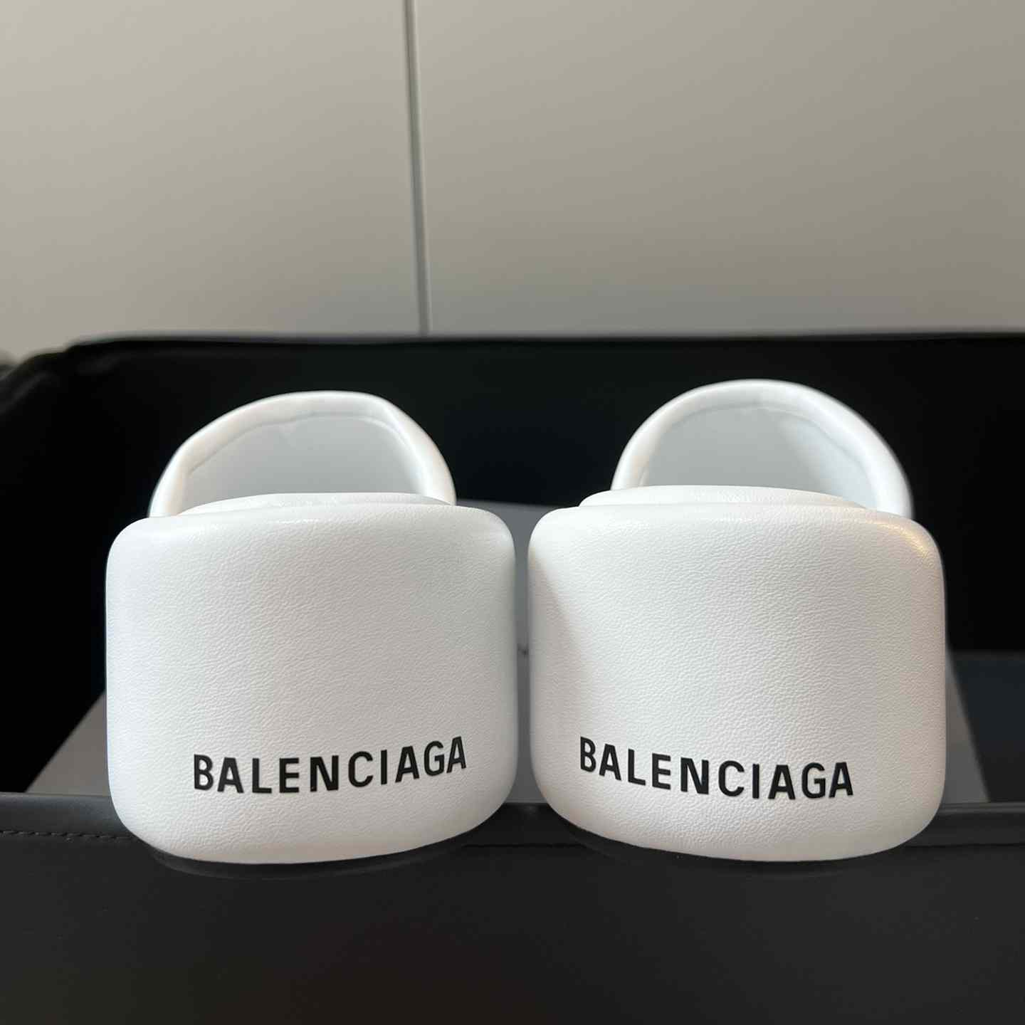 Balenciaga White Rise Wedge Sandals - EUR FASHION