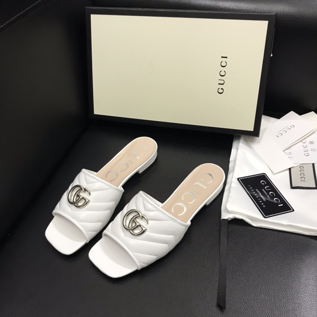 Gucci Women's Slide With Double G - EUR FASHION