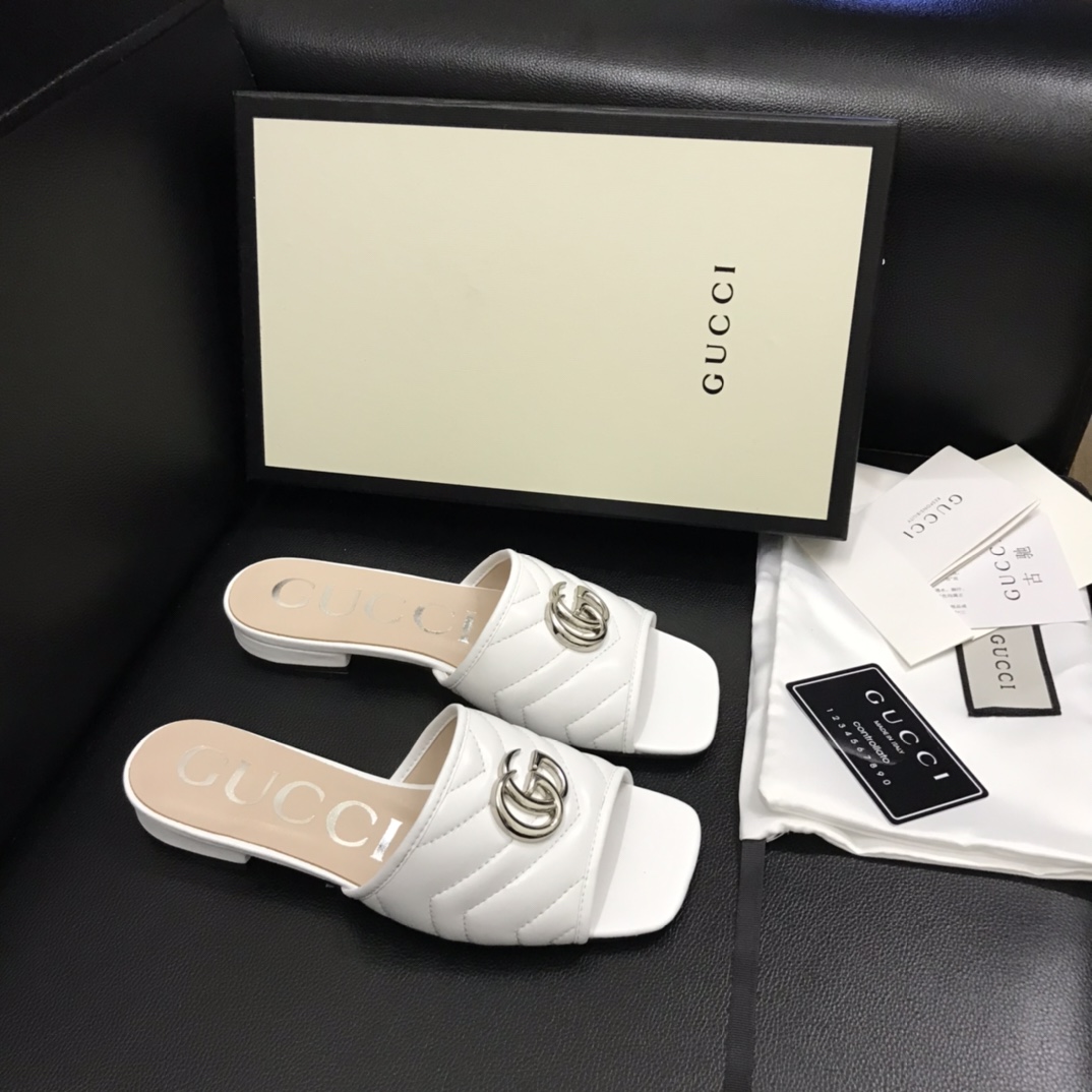 Gucci Women's Slide With Double G - EUR FASHION