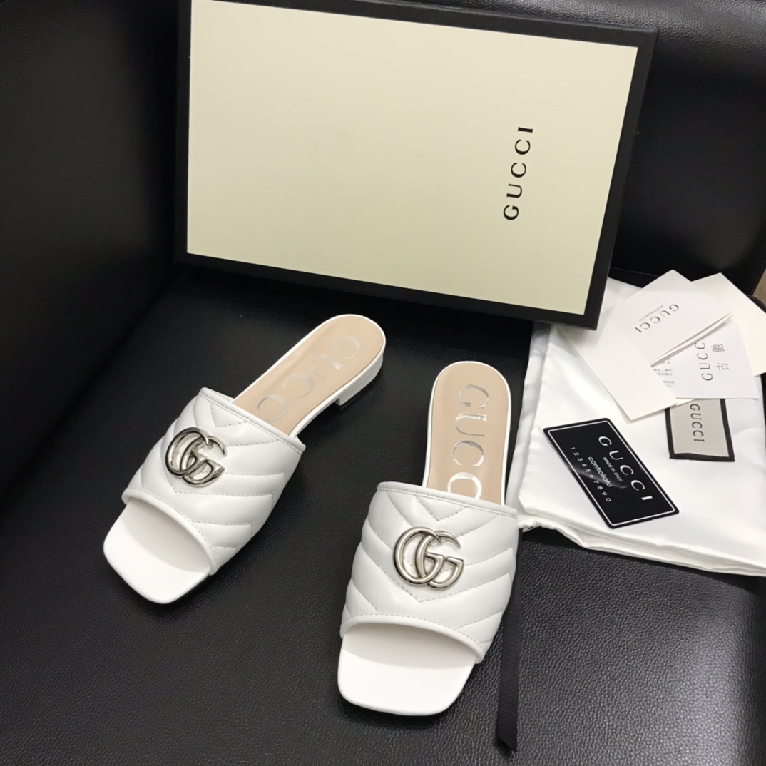 Gucci Women's Slide With Double G - EUR FASHION