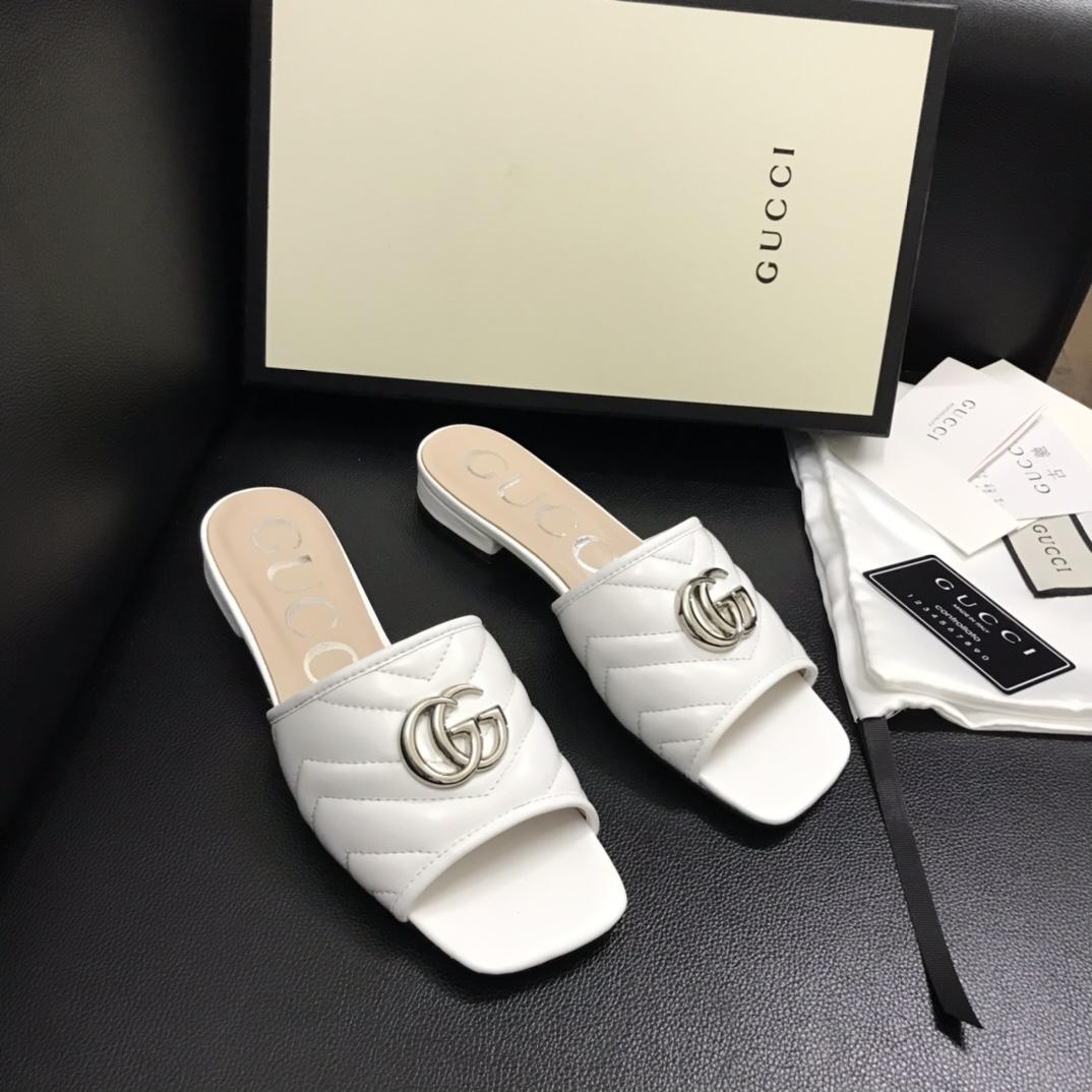 Gucci Women's Slide With Double G - EUR FASHION