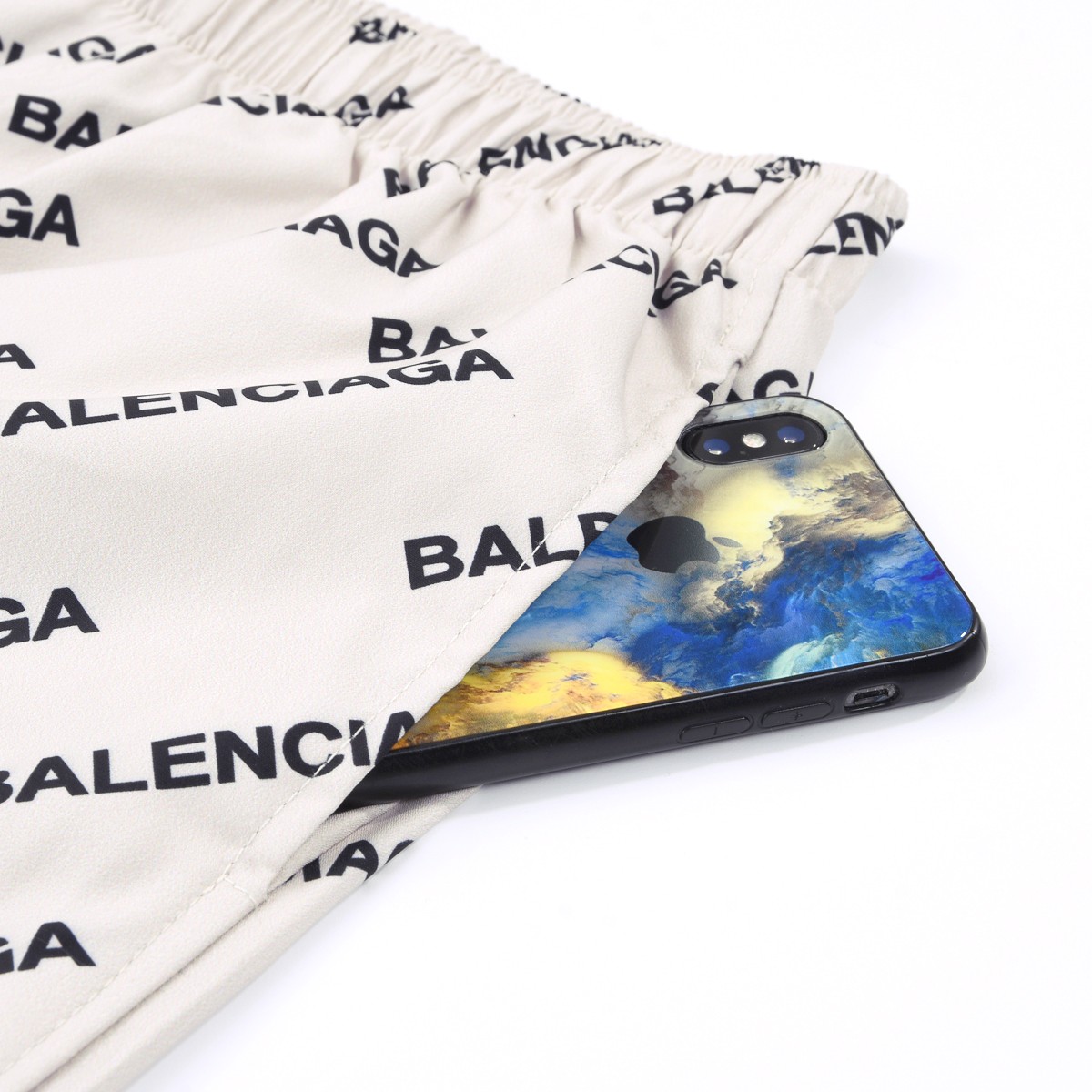 Balenciaga Logo Print Pyjama Trousers - EUR FASHION