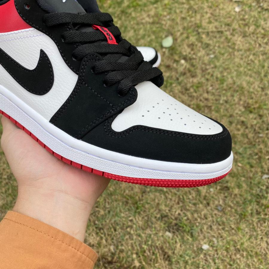 Air Jordan 1 Low “Black Toe” Sneaker   553558-116 - EUR FASHION