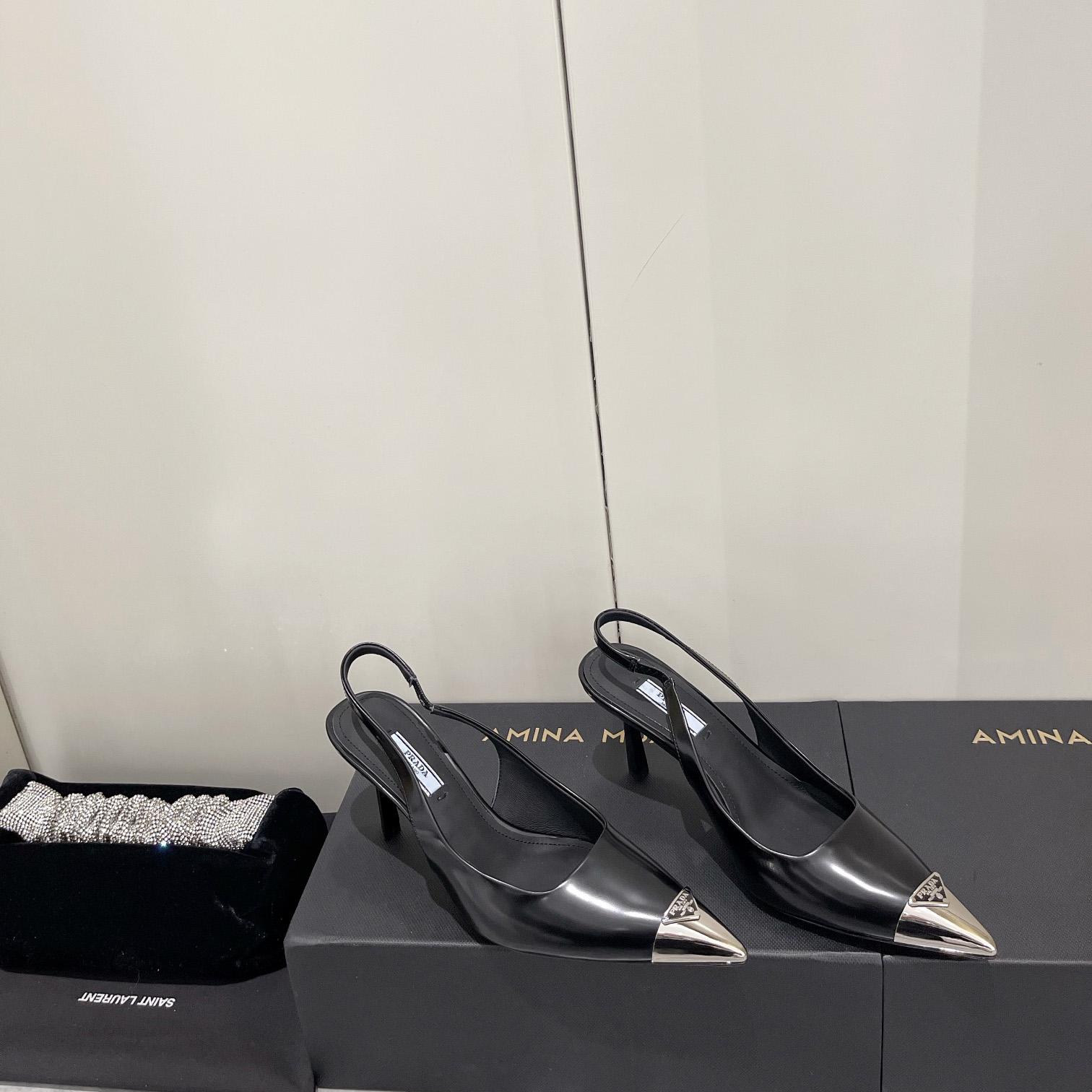 Prada 75mm Slingback Pump - EUR FASHION