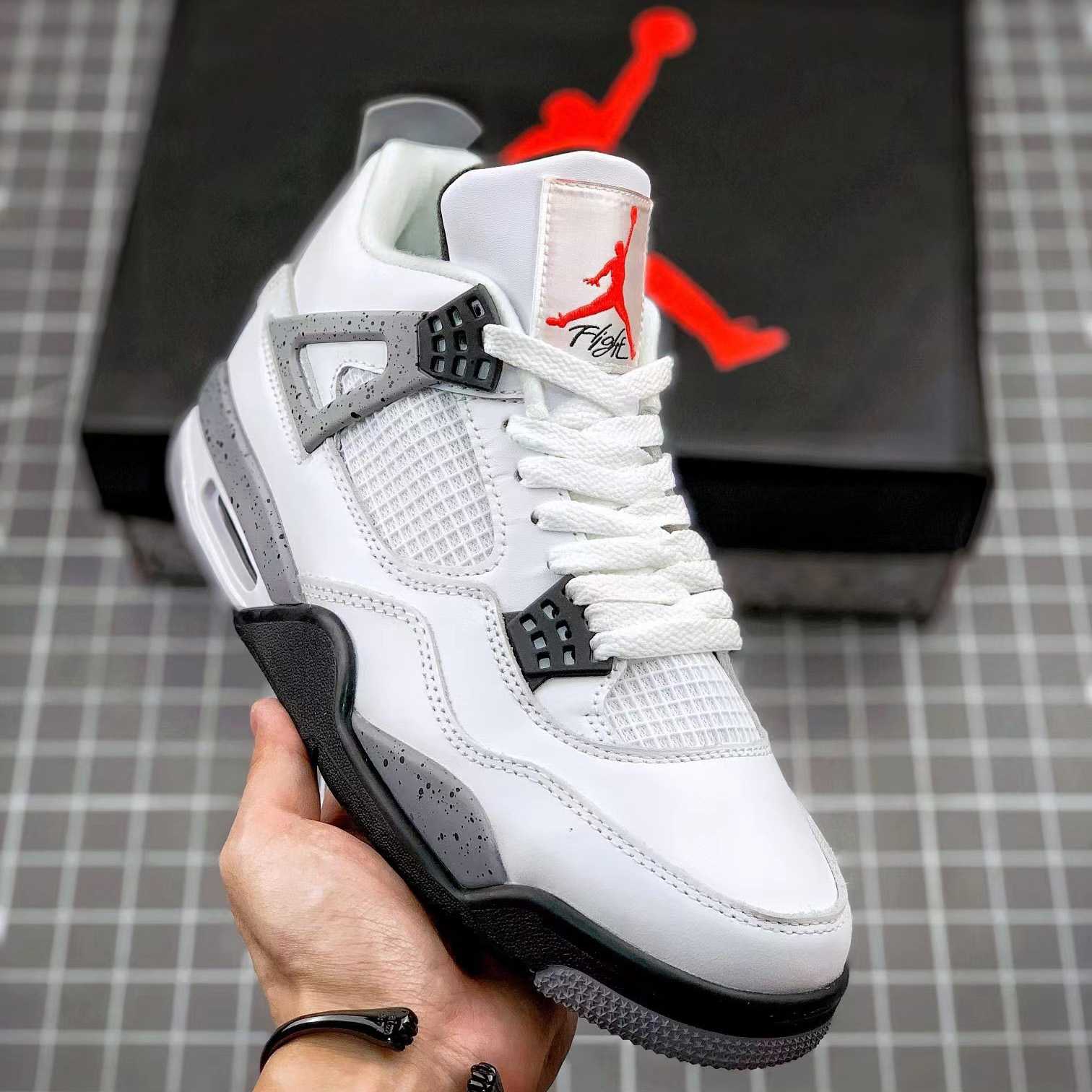 Air Jordan 4 Retro “White Cement” Cement” Sneaker      CZ5624 - EUR FASHION