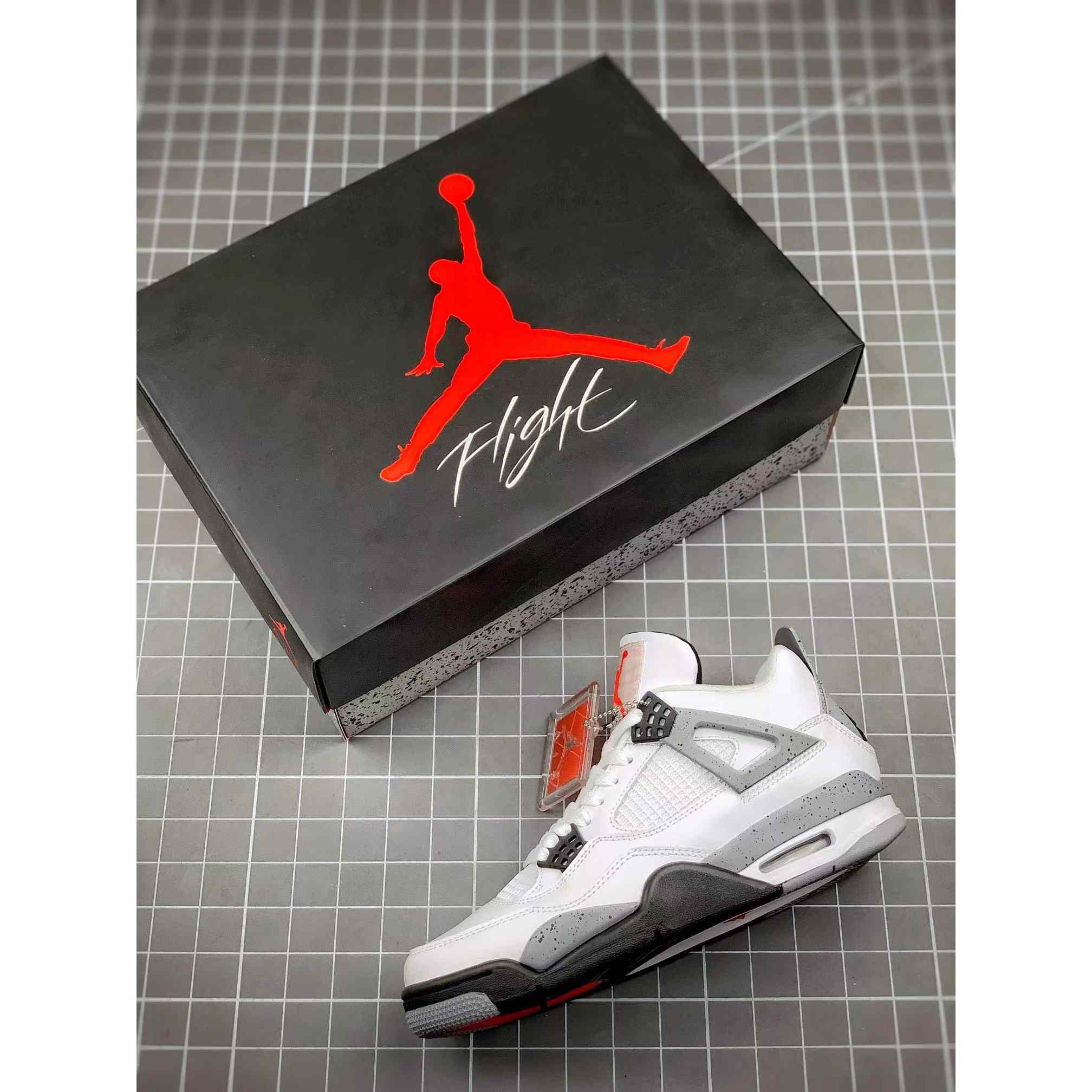 Air Jordan 4 Retro “White Cement” Cement” Sneaker      CZ5624 - EUR FASHION