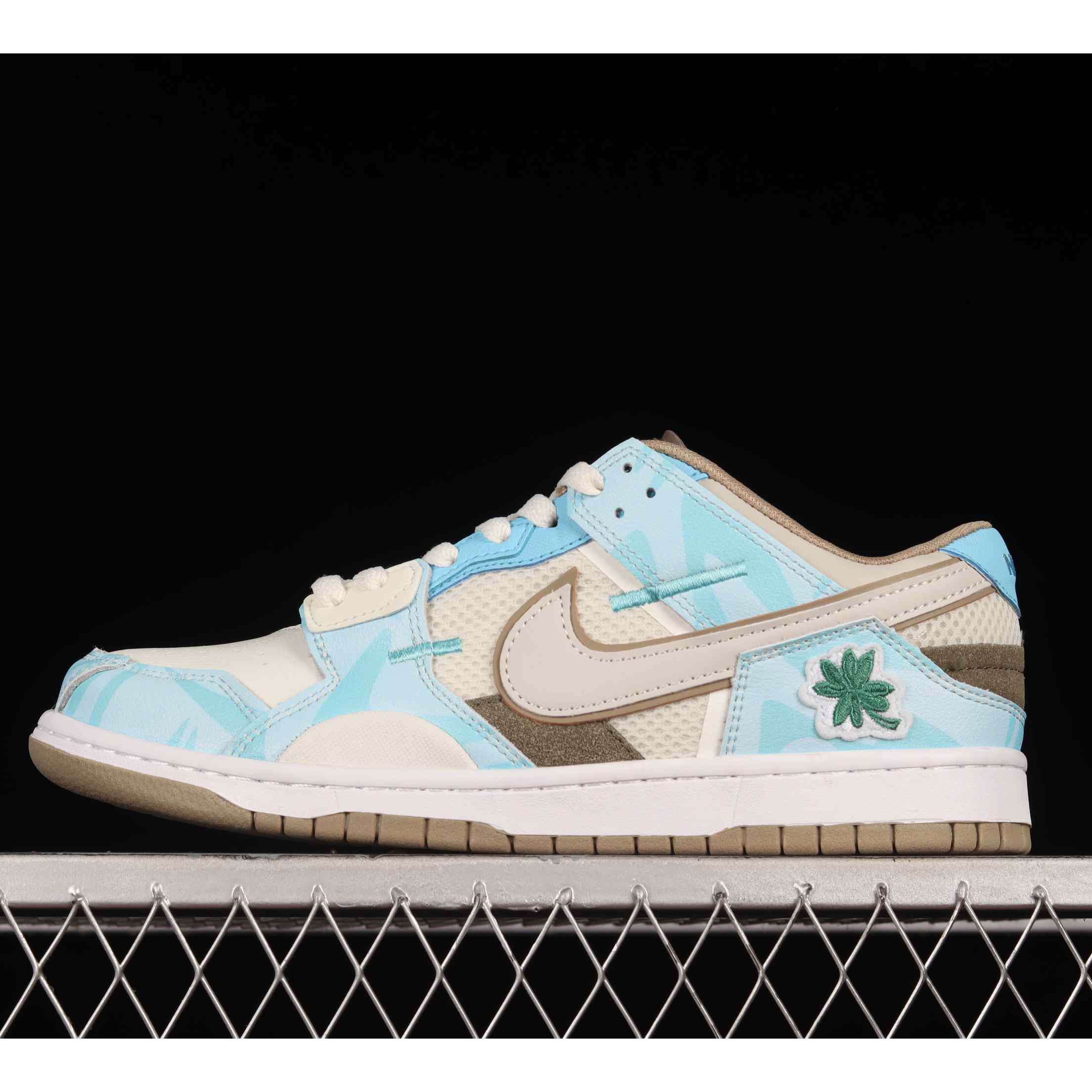 Nike Dunk Low Scrap Bone White Tiffany Green Sneaker      DH7450-102 - EUR FASHION