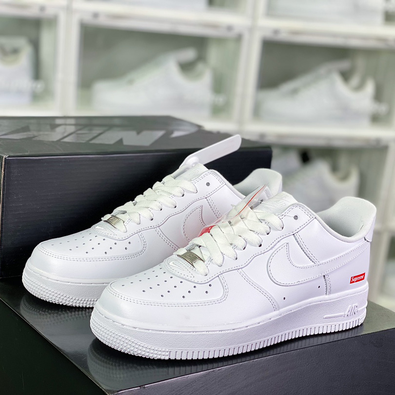 Supreme x Nike Air Force 1 Low'07"White" Sneaker    CU9225-100 - EUR FASHION