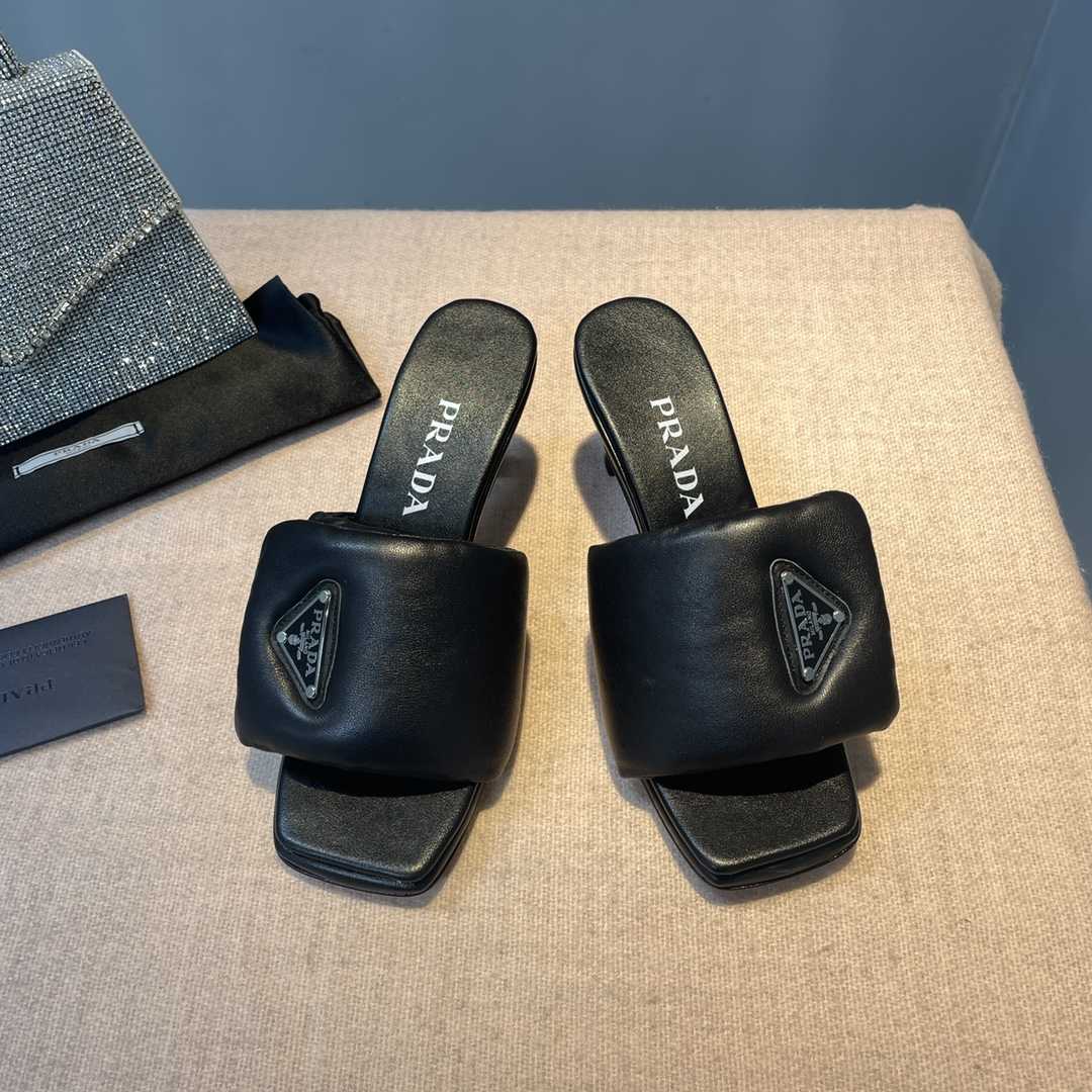 Prada Soft Padded Nappa Sandals - EUR FASHION