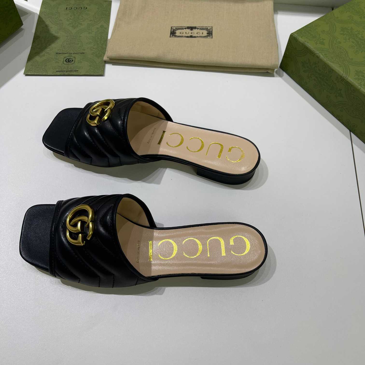 Gucci Women's Slide With Double G - EUR FASHION