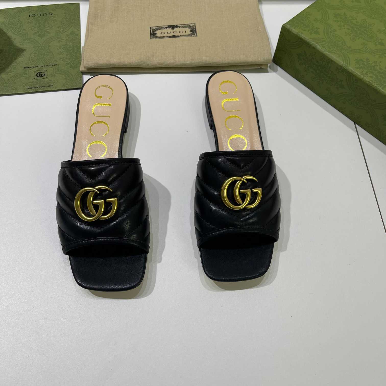 Gucci Women's Slide With Double G - EUR FASHION