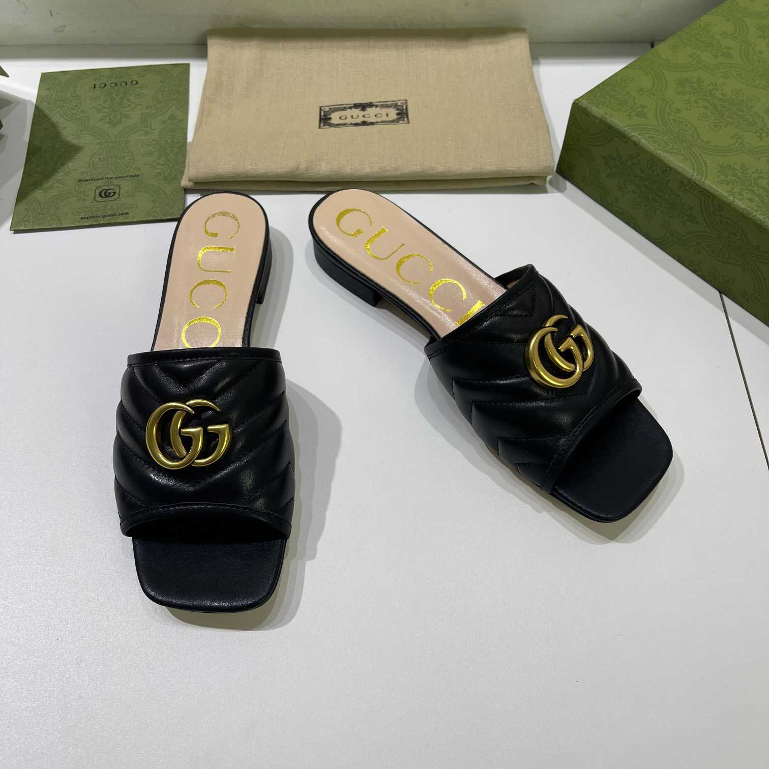 Gucci Women's Slide With Double G - EUR FASHION