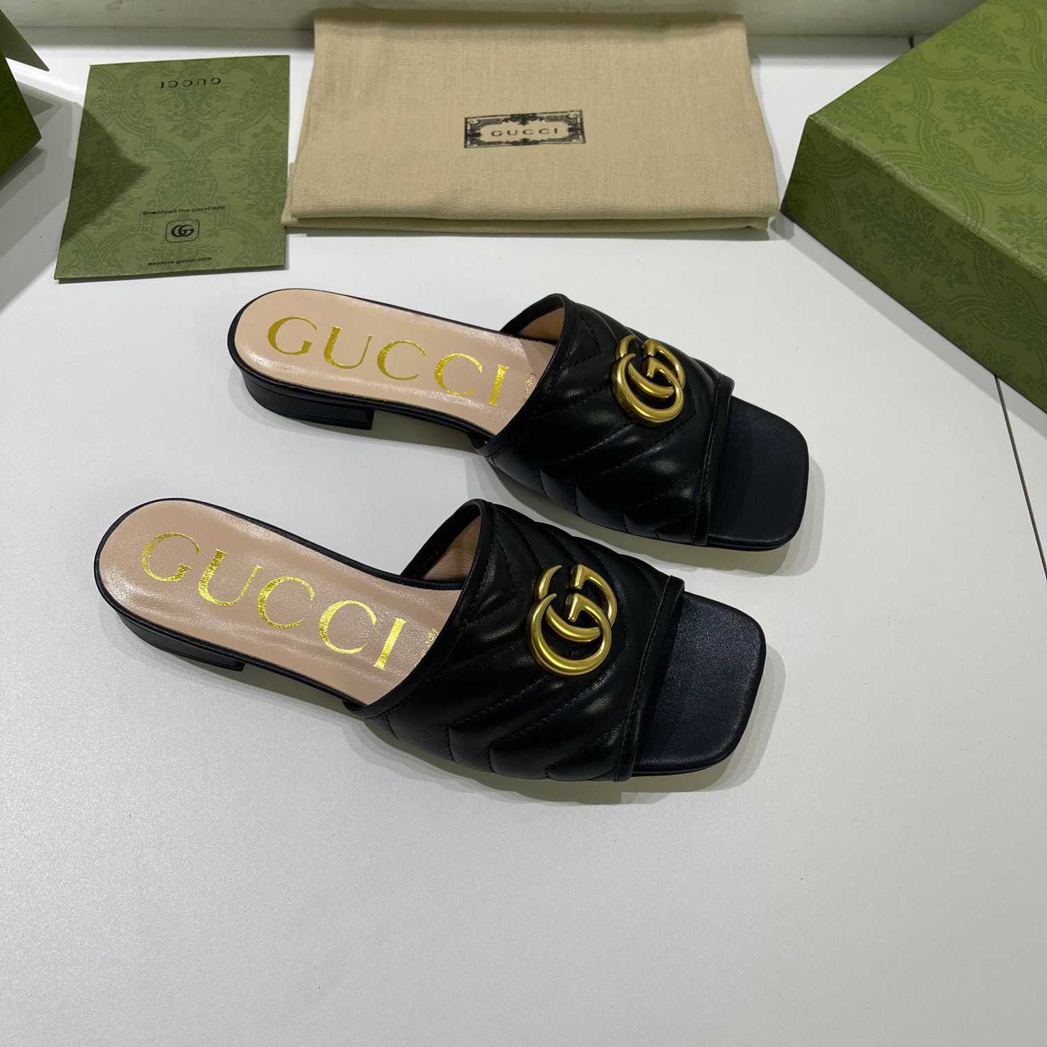 Gucci Women's Slide With Double G - EUR FASHION