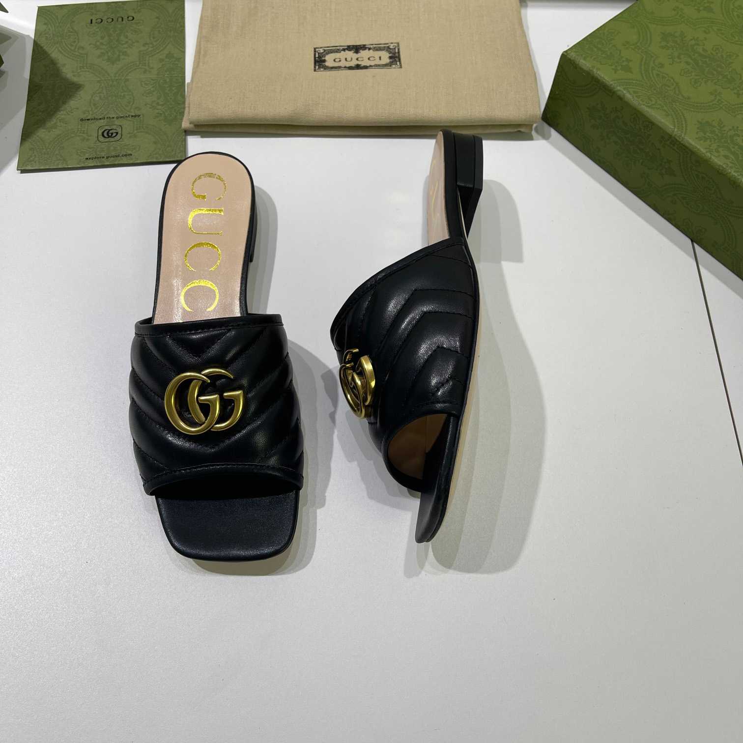 Gucci Women's Slide With Double G - EUR FASHION