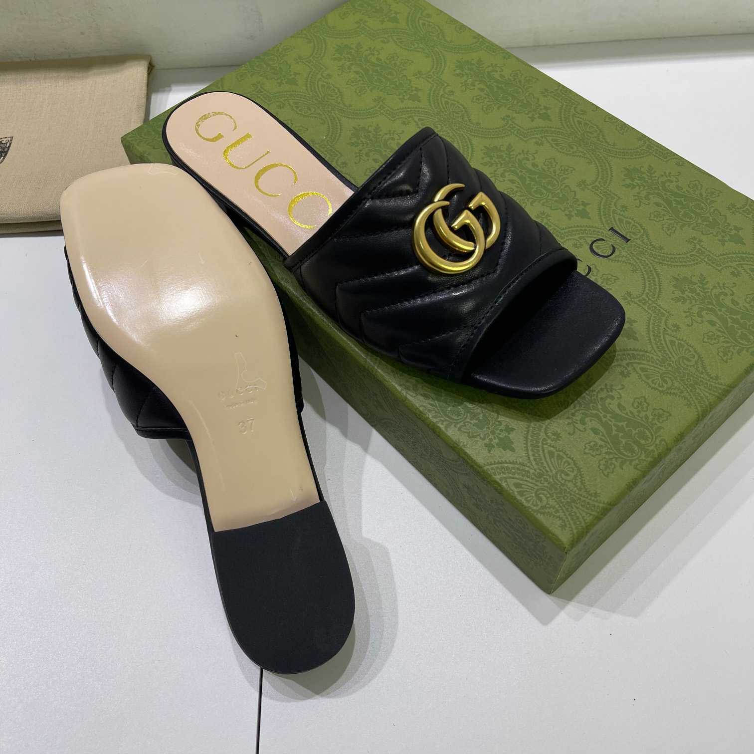 Gucci Women's Slide With Double G - EUR FASHION