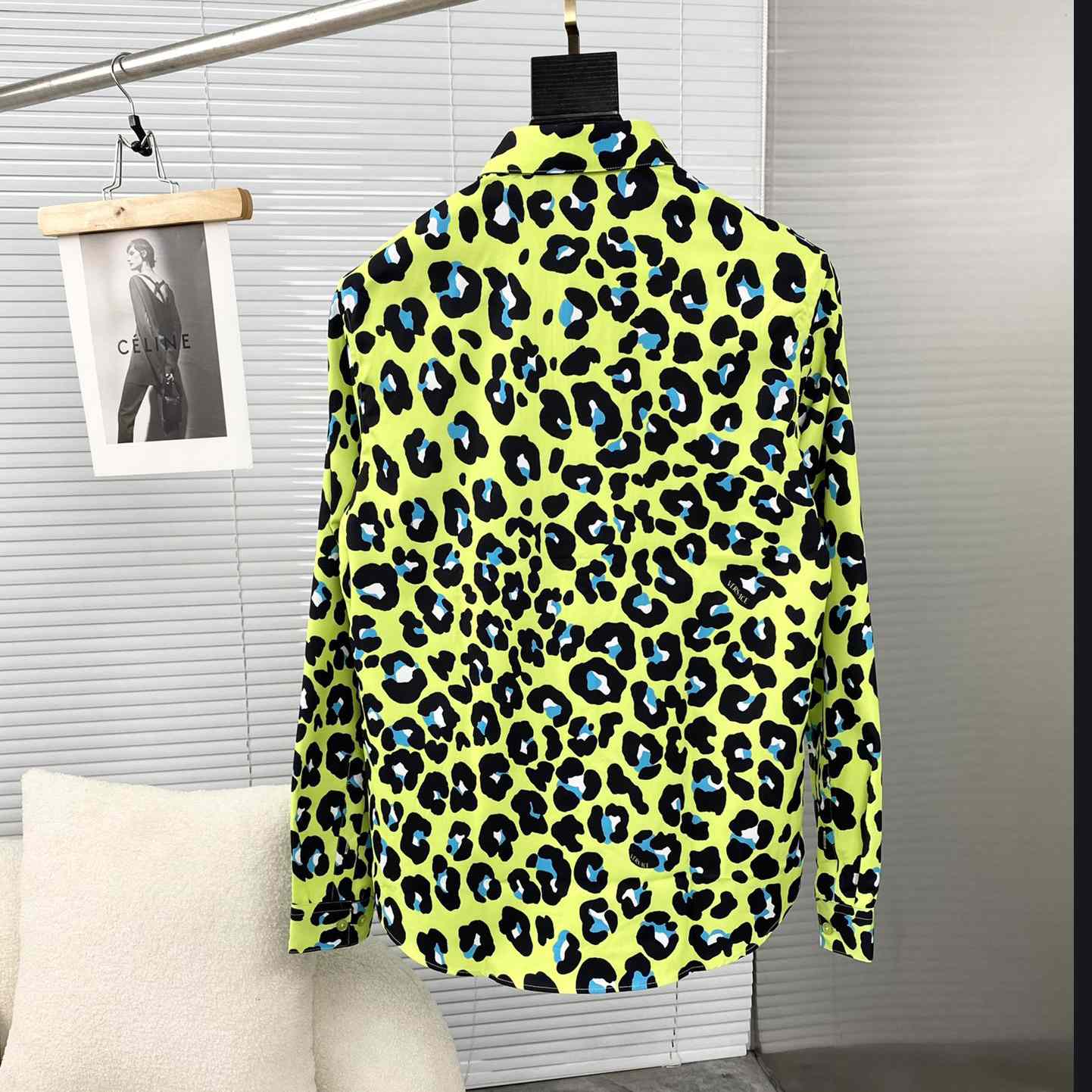 Versace Daisy Leopard Shirt - EUR FASHION