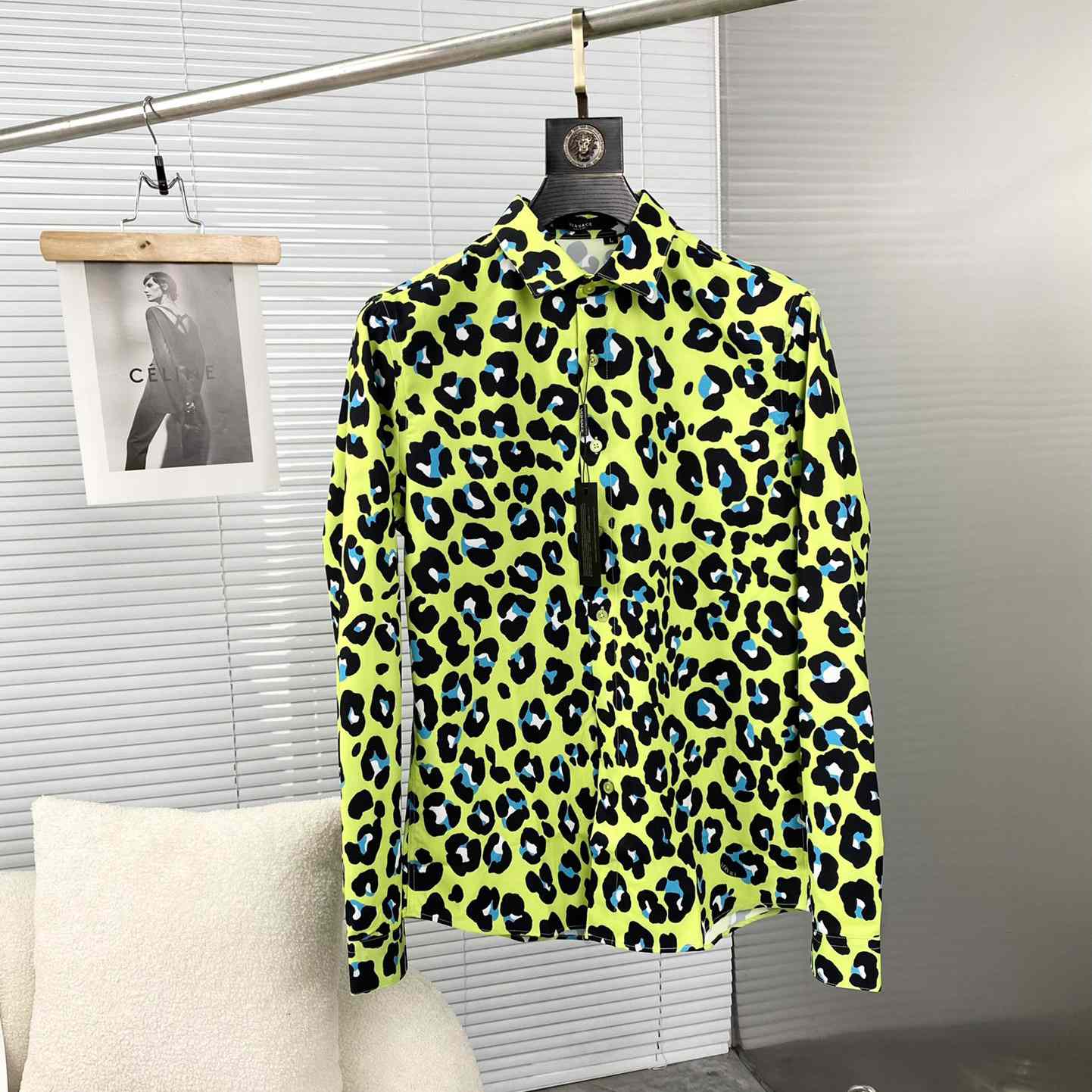 Versace Daisy Leopard Shirt - EUR FASHION