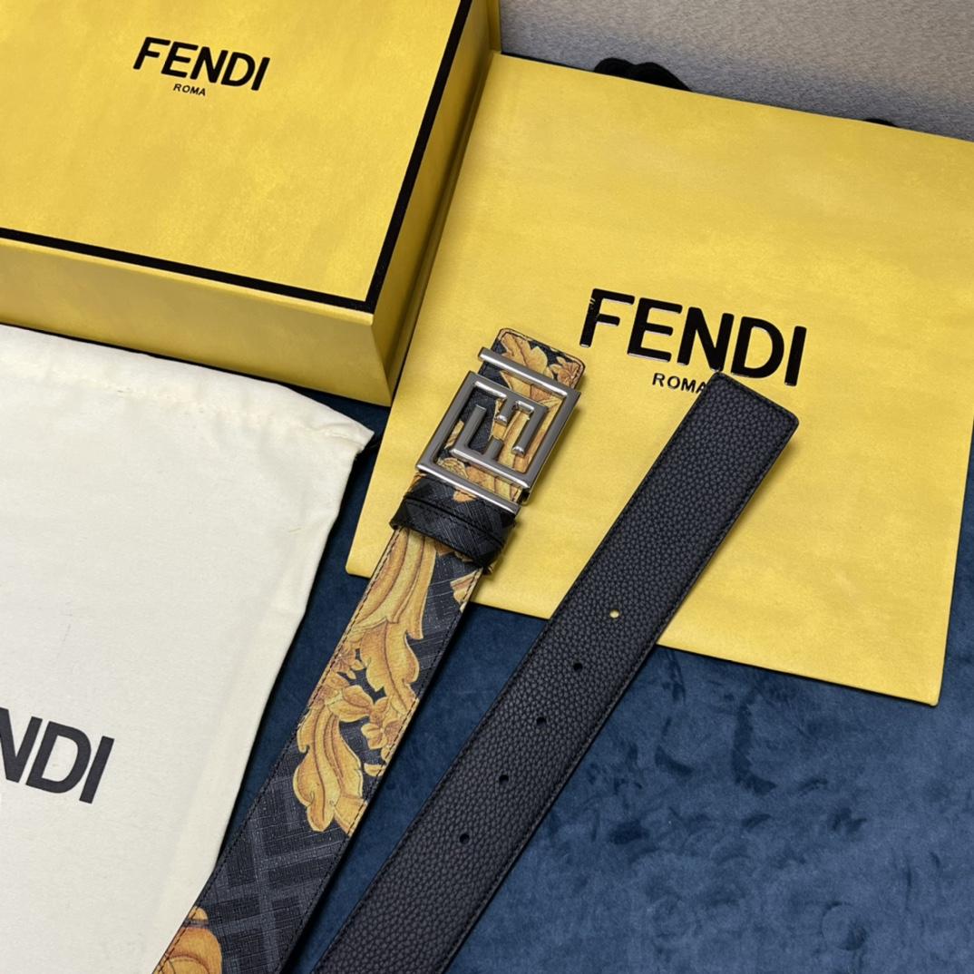 Fendi x Versace Fendace Reversible Belt - EUR FASHION