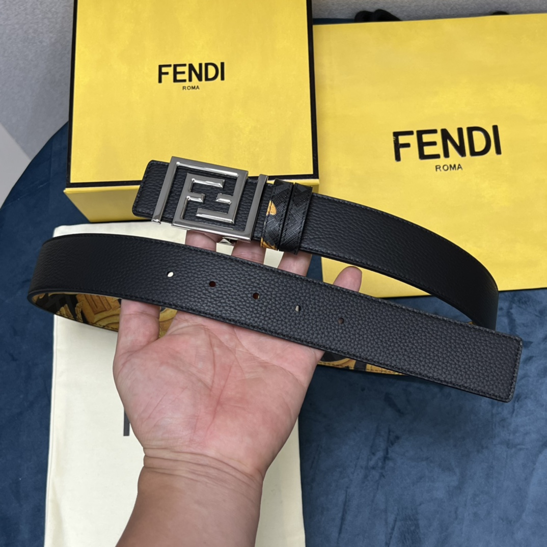 Fendi x Versace Fendace Reversible Belt - EUR FASHION