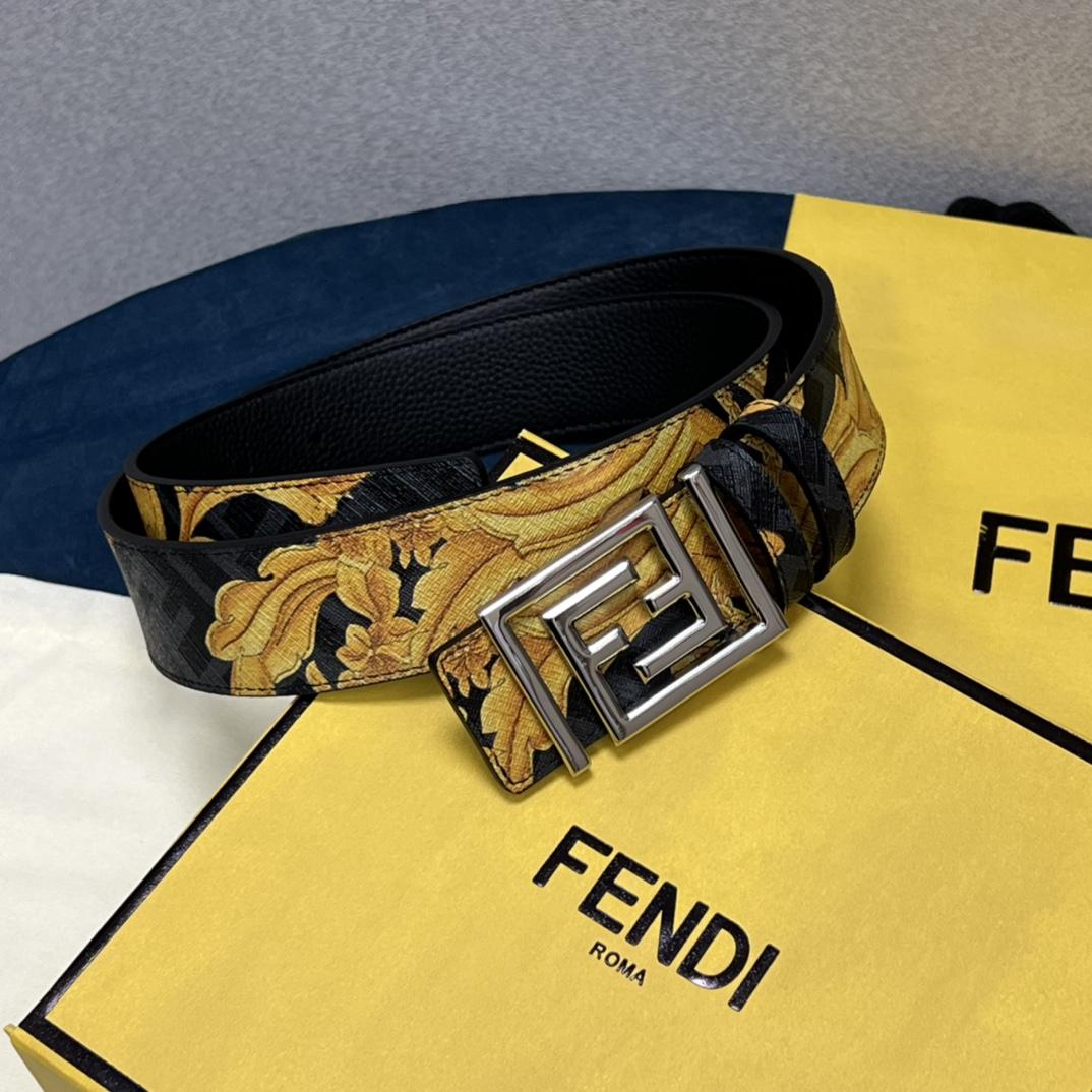 Fendi x Versace Fendace Reversible Belt - EUR FASHION