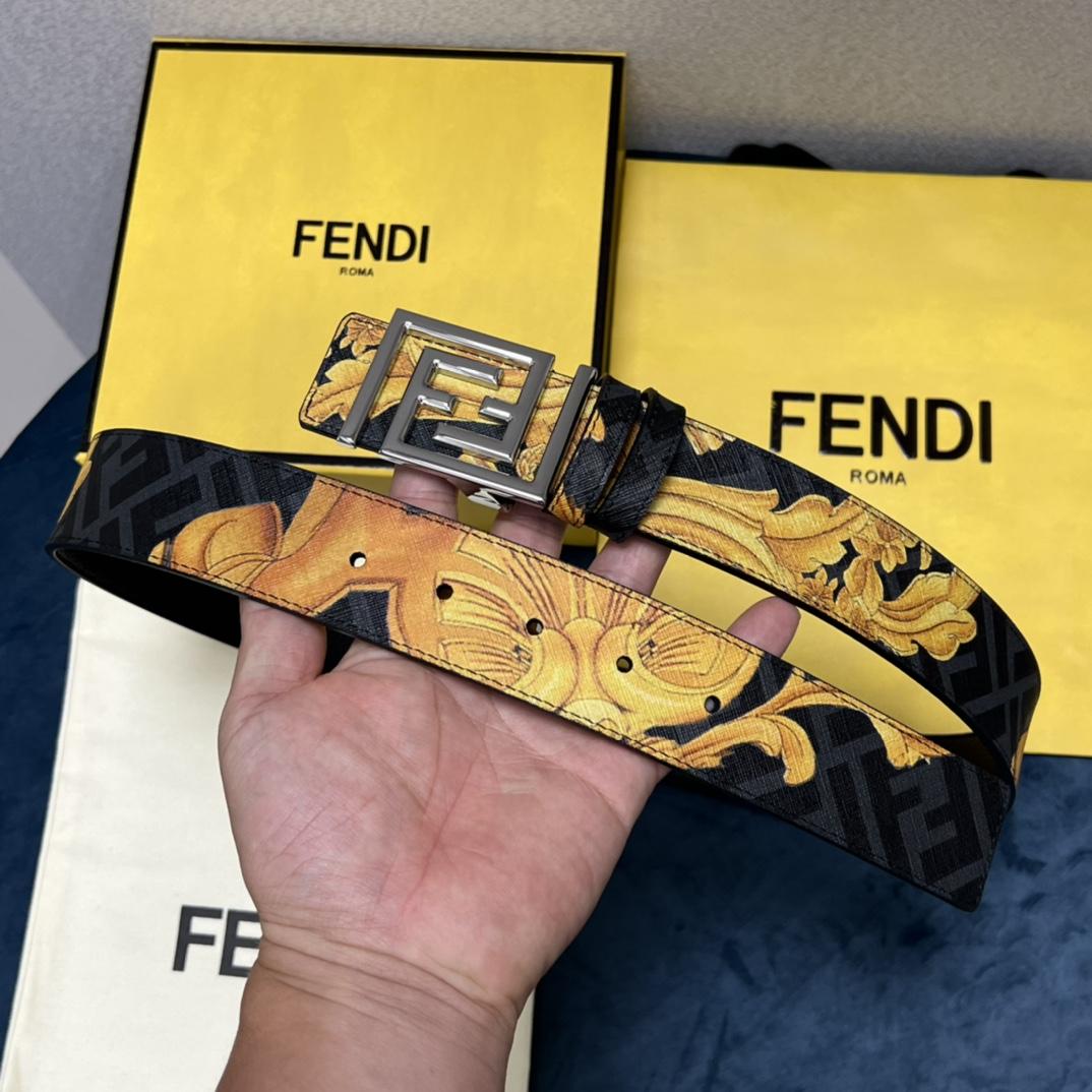 Fendi x Versace Fendace Reversible Belt - EUR FASHION