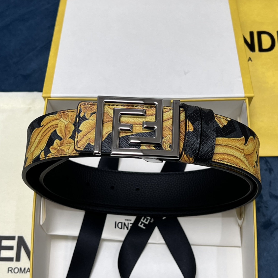 Fendi x Versace Fendace Reversible Belt - EUR FASHION