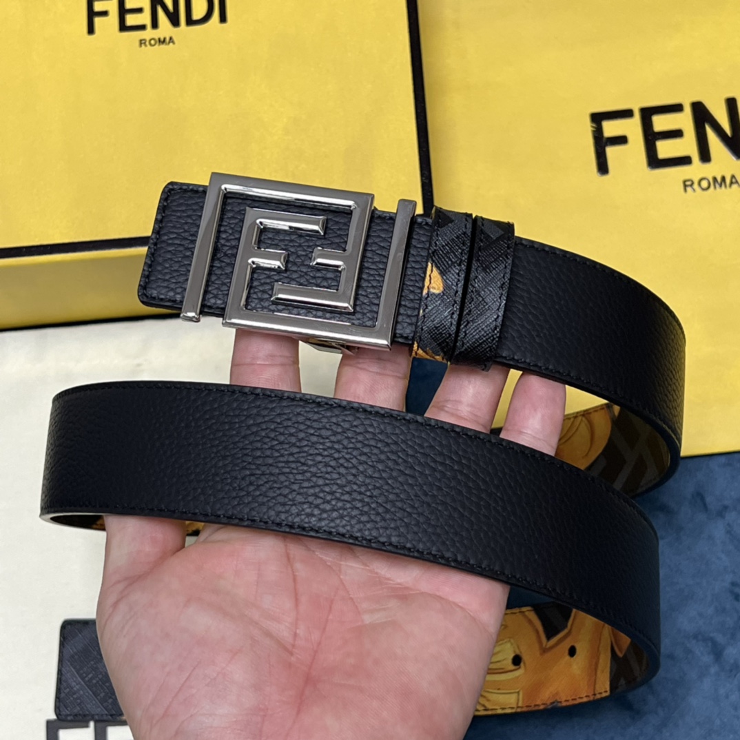 Fendi x Versace Fendace Reversible Belt - EUR FASHION