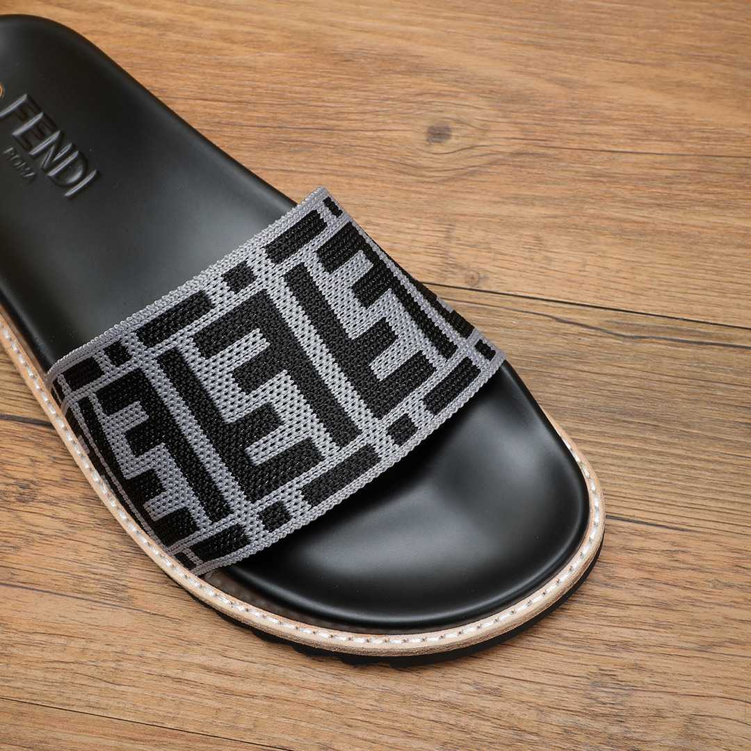 Fendi FF Logo Slides - EUR FASHION