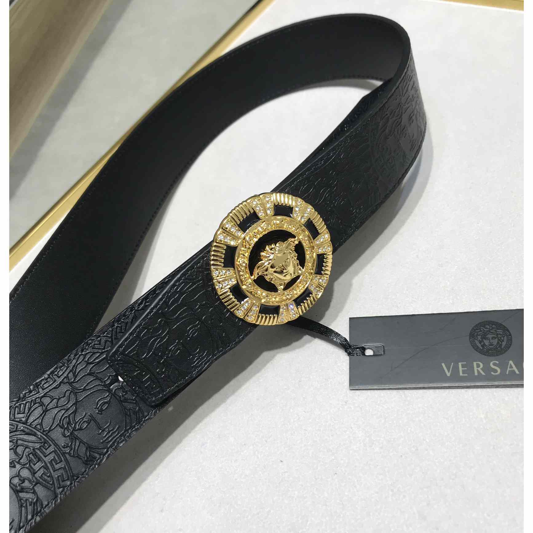 Versace Medusa Leathre Belt    39mm - EUR FASHION