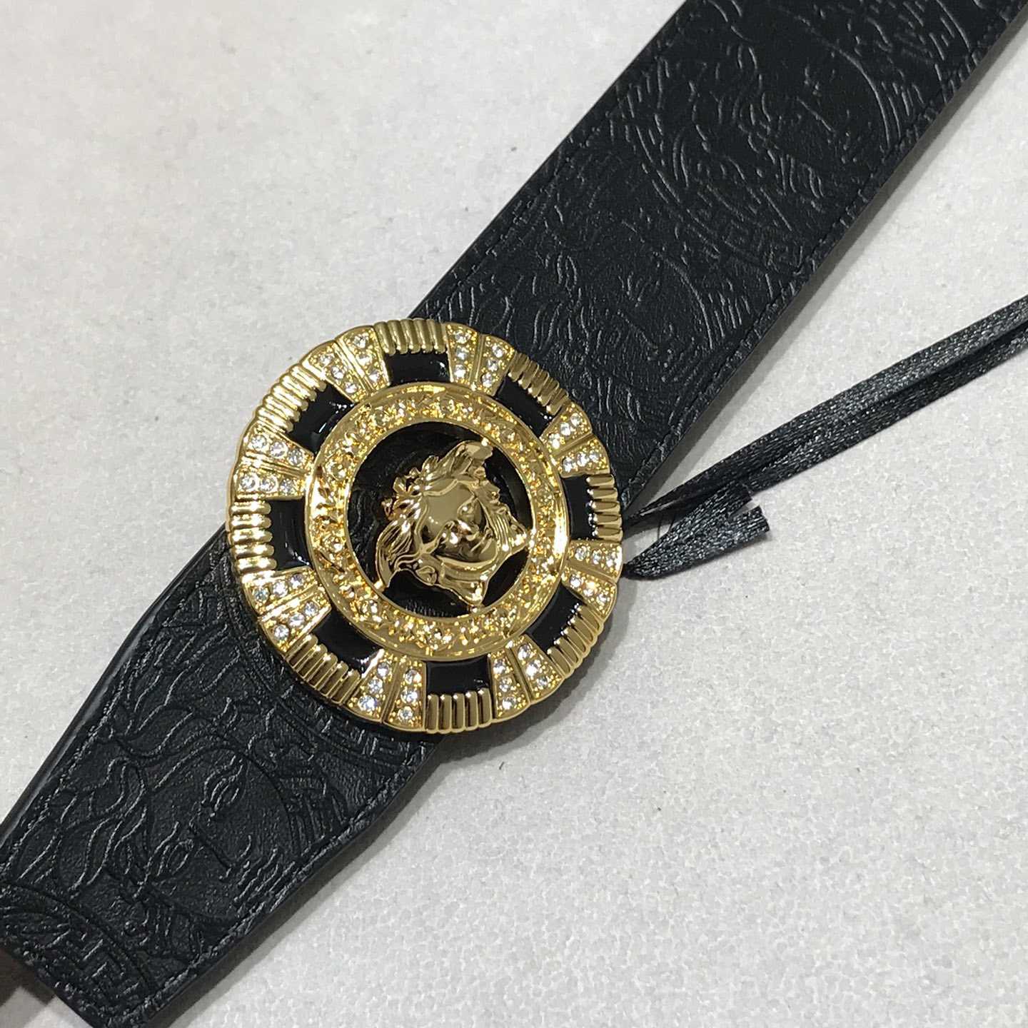 Versace Medusa Leathre Belt    39mm - EUR FASHION