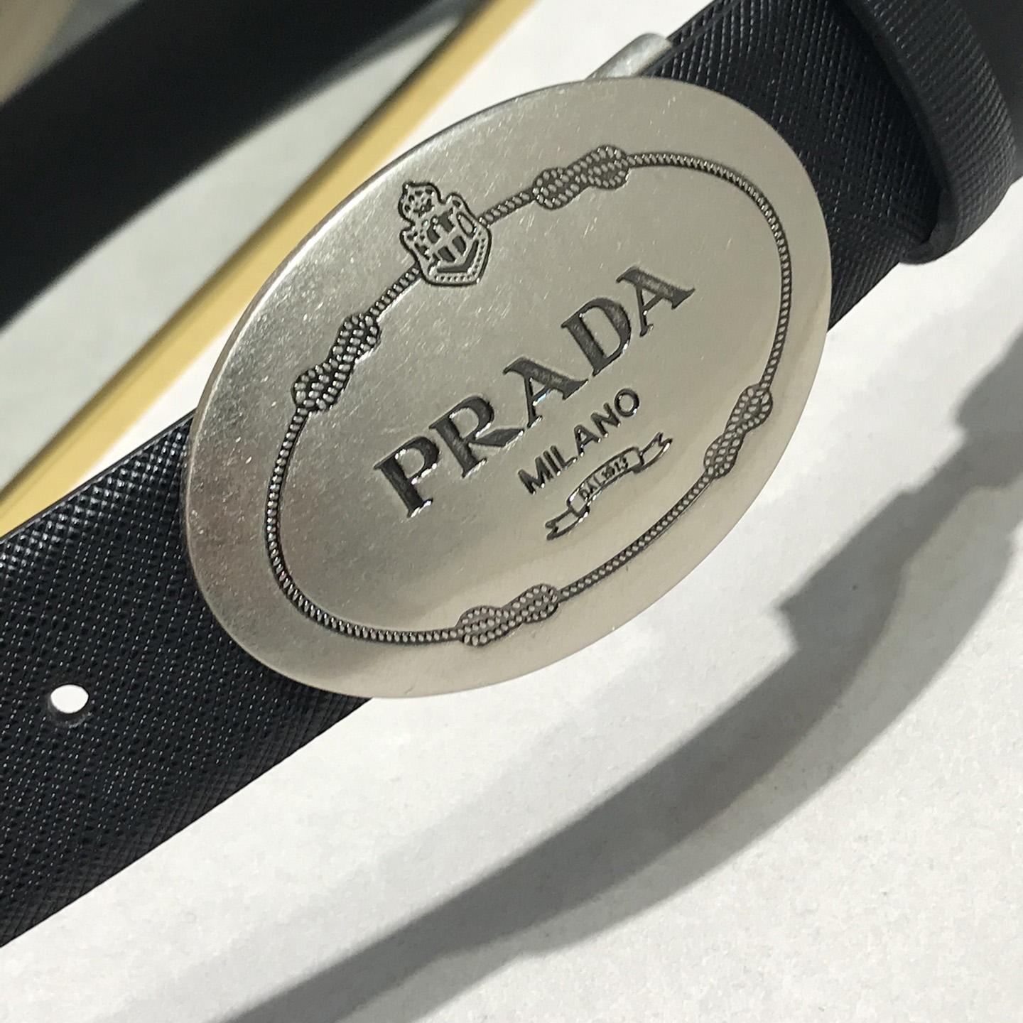 Prada Leather Belt - EUR FASHION