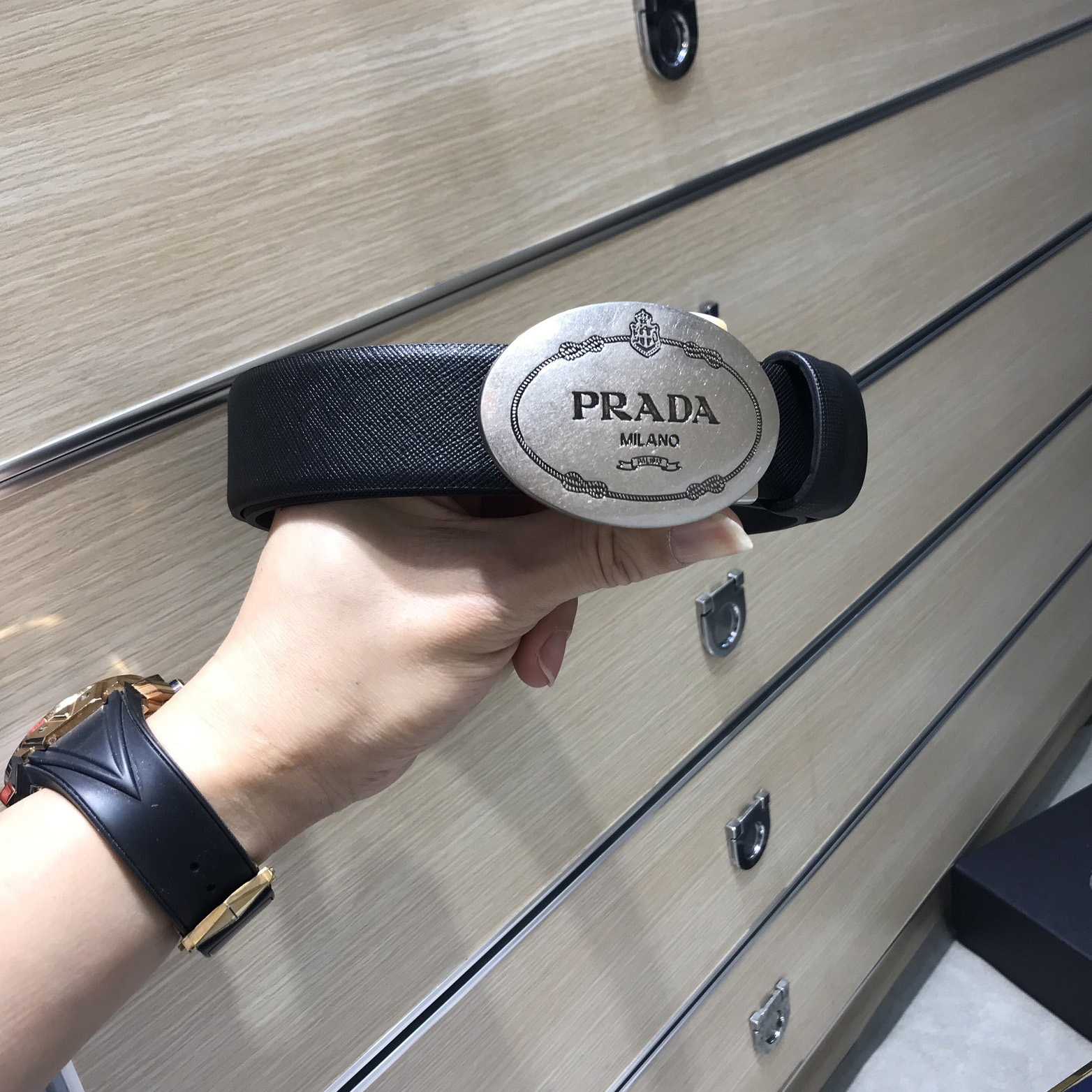 Prada Leather Belt - EUR FASHION