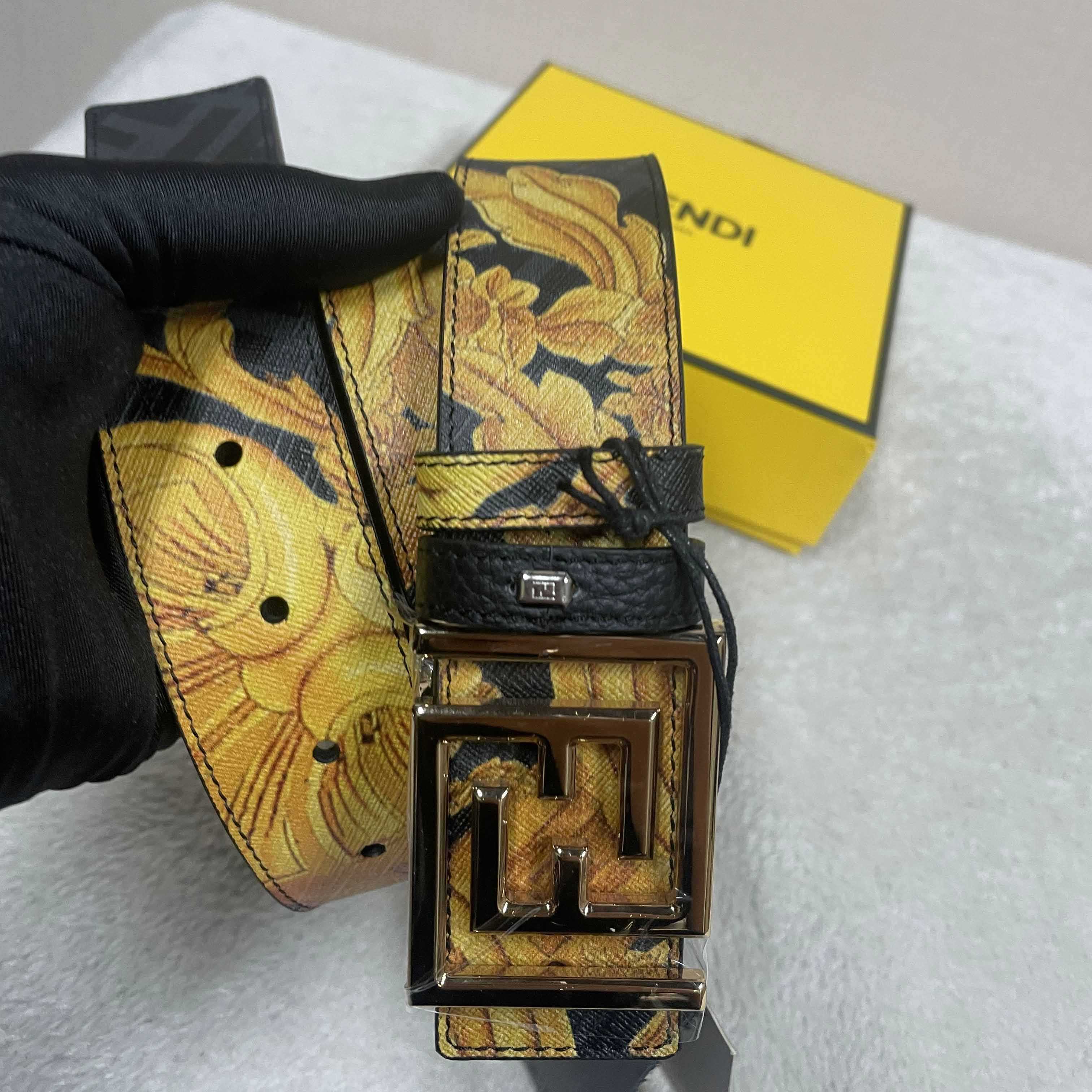 Fendi x Versace Fendace Reversible Belt - EUR FASHION